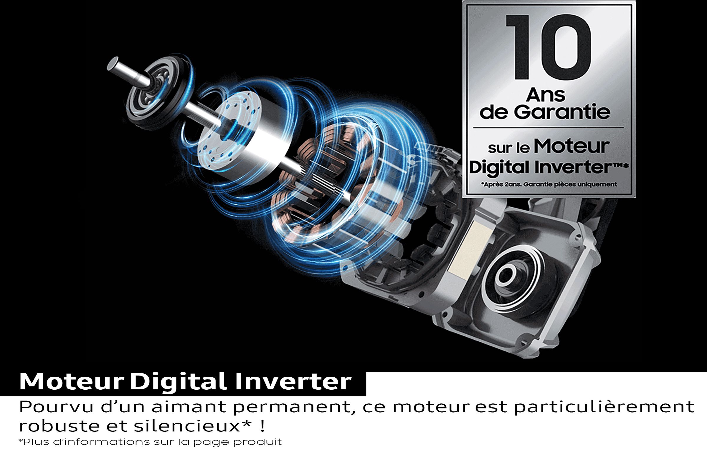 Sèche-linge pompe à chaleur SAMSUNG 9kg Moteur induction Connecté Noir - DV90DB8845GBU3