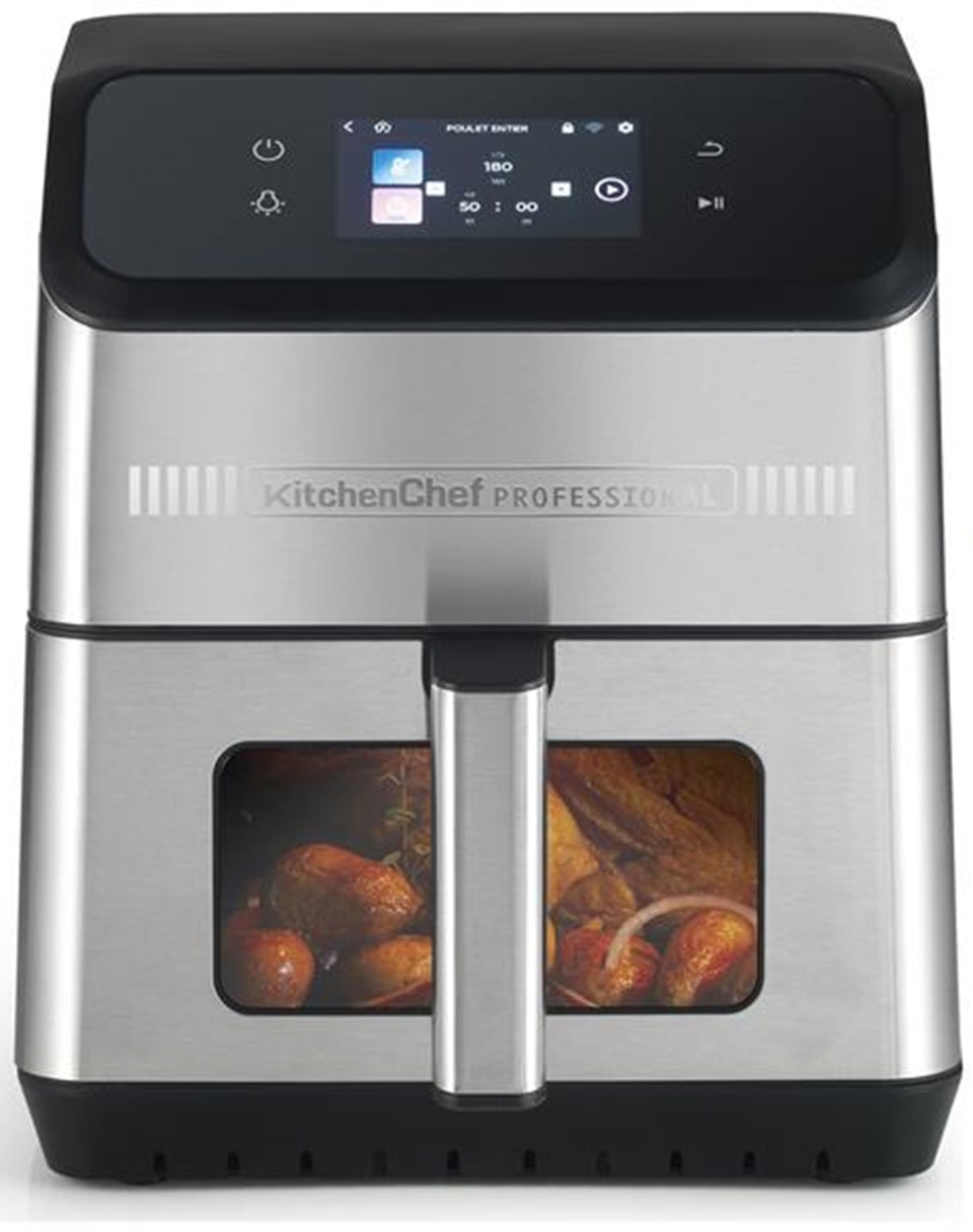 Friteuse à air chaud KITCHEN CHEF 7L Wi-Fi 1800W 12 programmes WIFRYCHEF