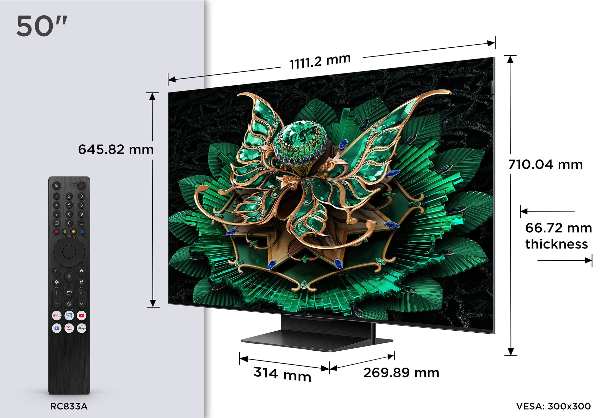 TV Mini LED 4K 126 cm TCL - 50Q7C TV Mini LED 4K 126 cm TCL - 50Q7C