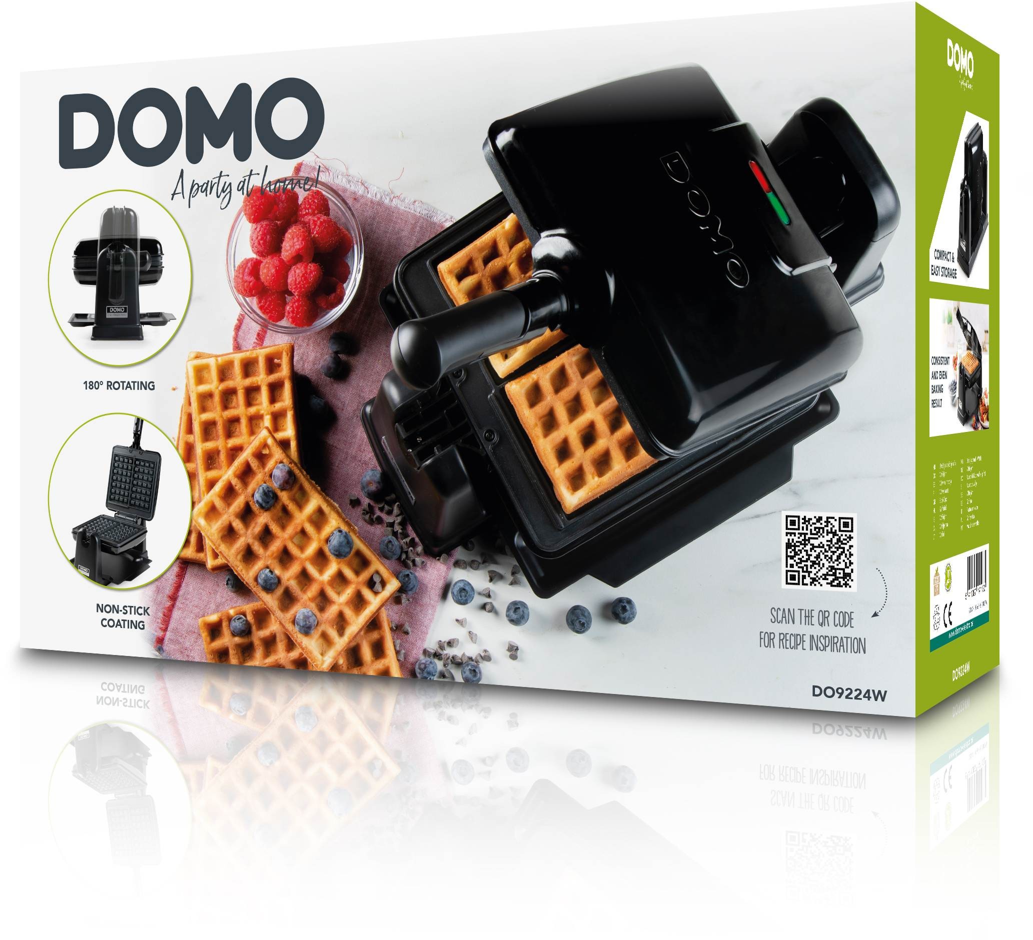 Gaufrier DOMO 1000W - DO9224W