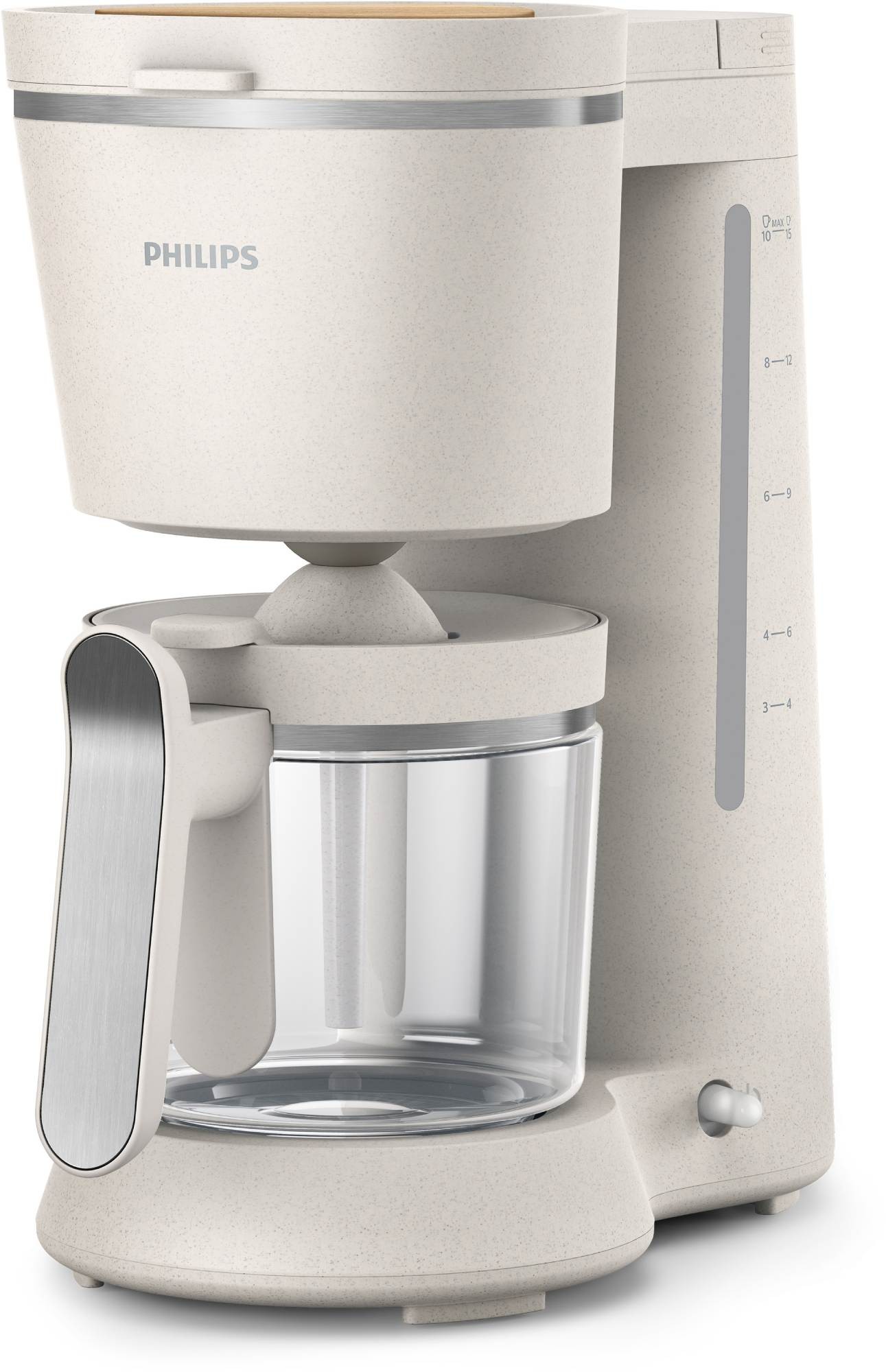 Cafetière PHILIPS à filtre, Série 5000, Eco Concious Edition, 1,2L, Blanc HD5120/00