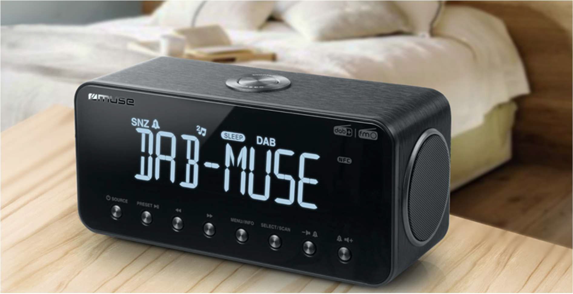 Radio réveil MUSE  - M-196DBT