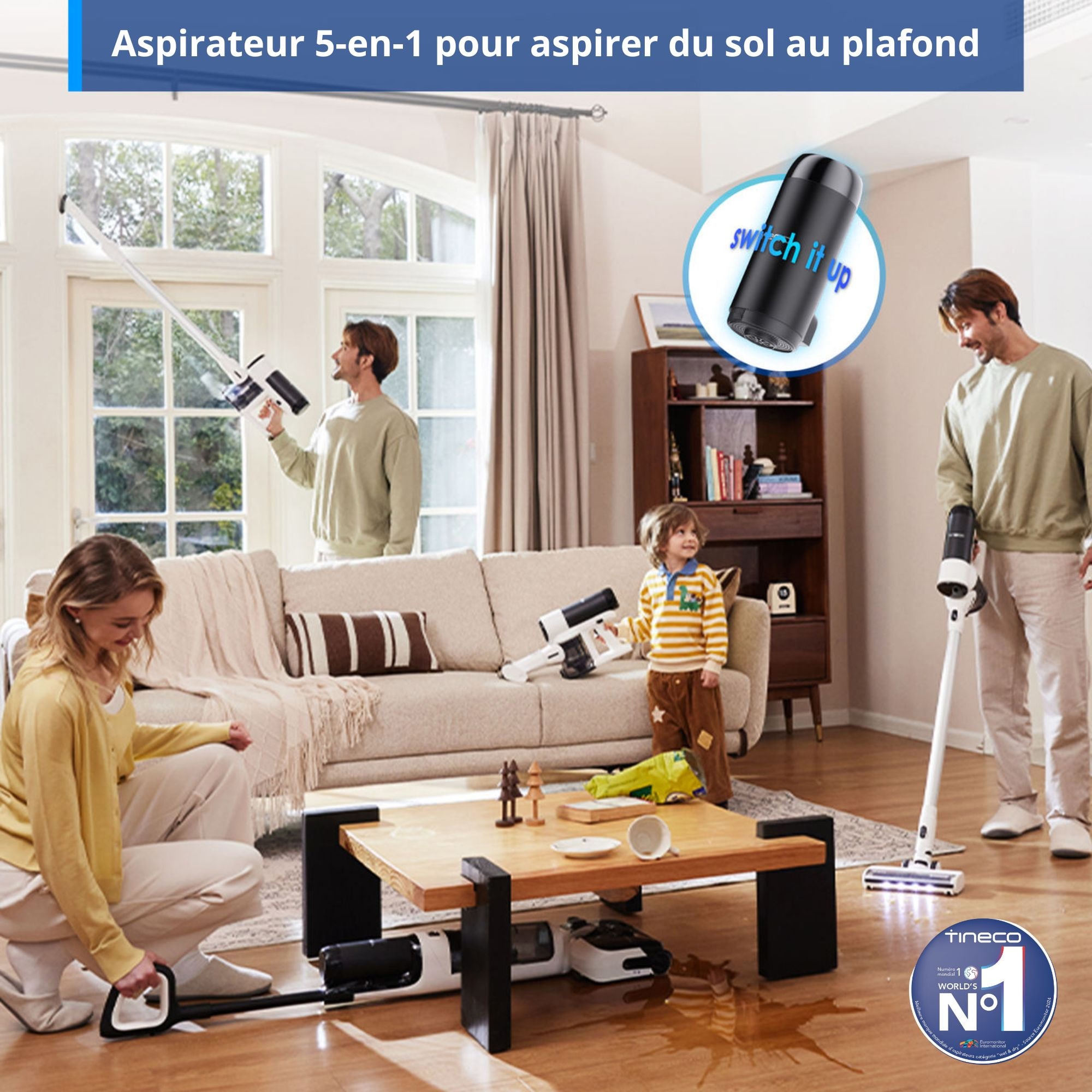 Aspirateur laveur TINECO - FLOORONE-S6SWITCH Aspirateur laveur TINECO - FLOORONE-S6SWITCH