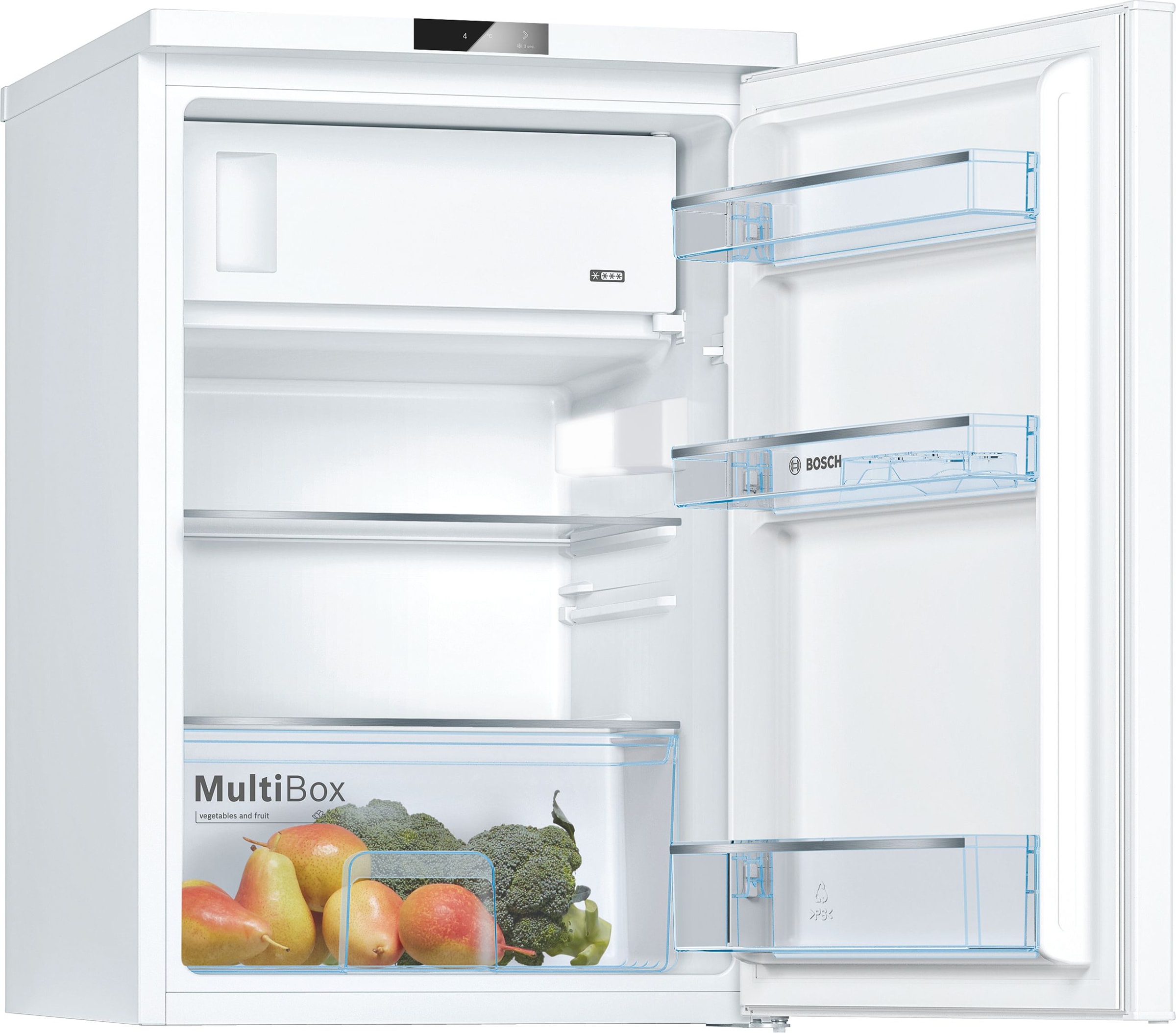 Table top BOSCH Série 2 Réfrigérateur 120L Blanc - KTL15NWEB Table top BOSCH Série 2 Réfrigérateur 120L Blanc - KTL15NWEB