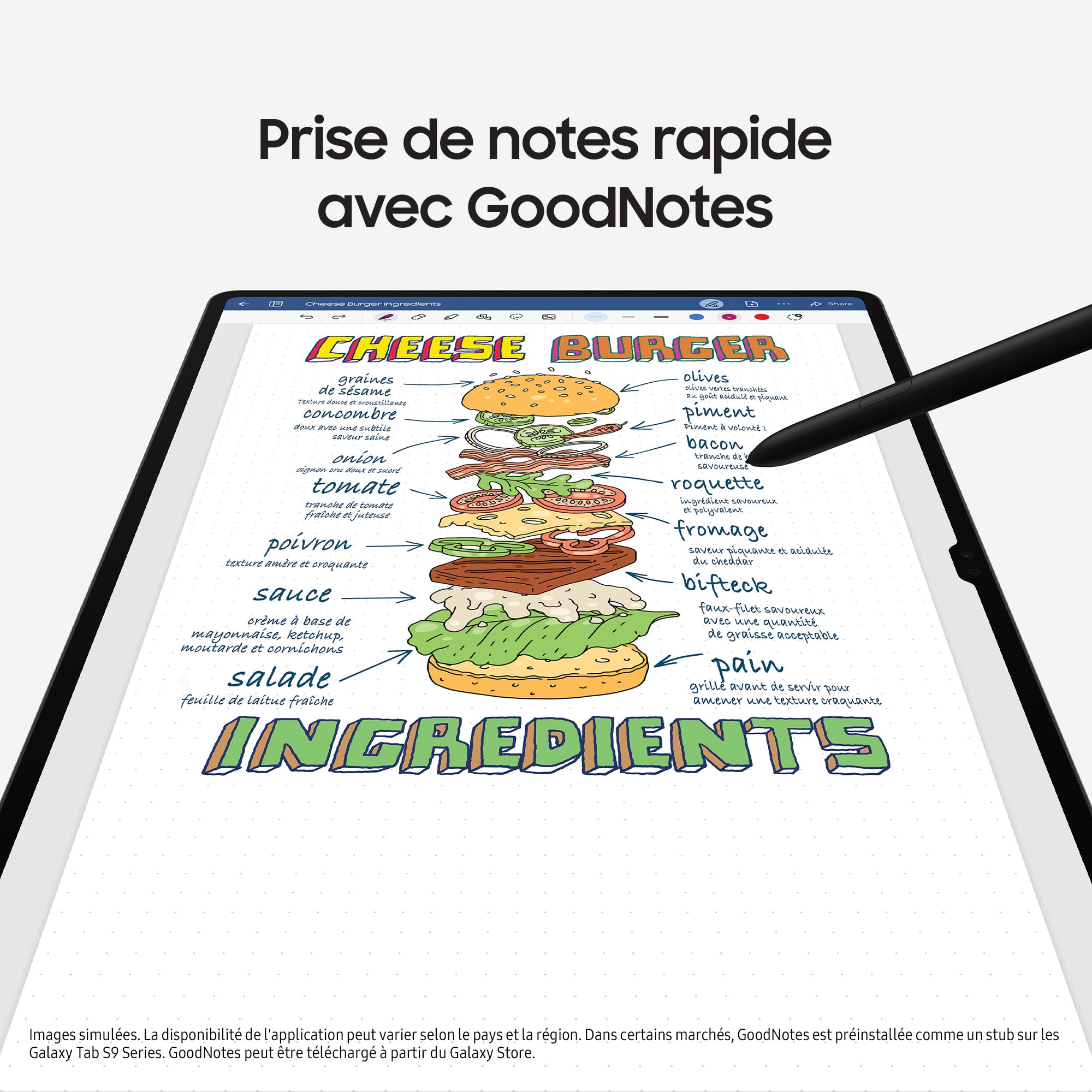 Tablette tactile SAMSUNG Galaxy Tab S9+ 5G 128Go 11" Noir - SM-X716BZAAEUB Tablette tactile SAMSUNG Galaxy Tab S9+ 5G 128Go 11" Noir - SM-X716BZAAEUB