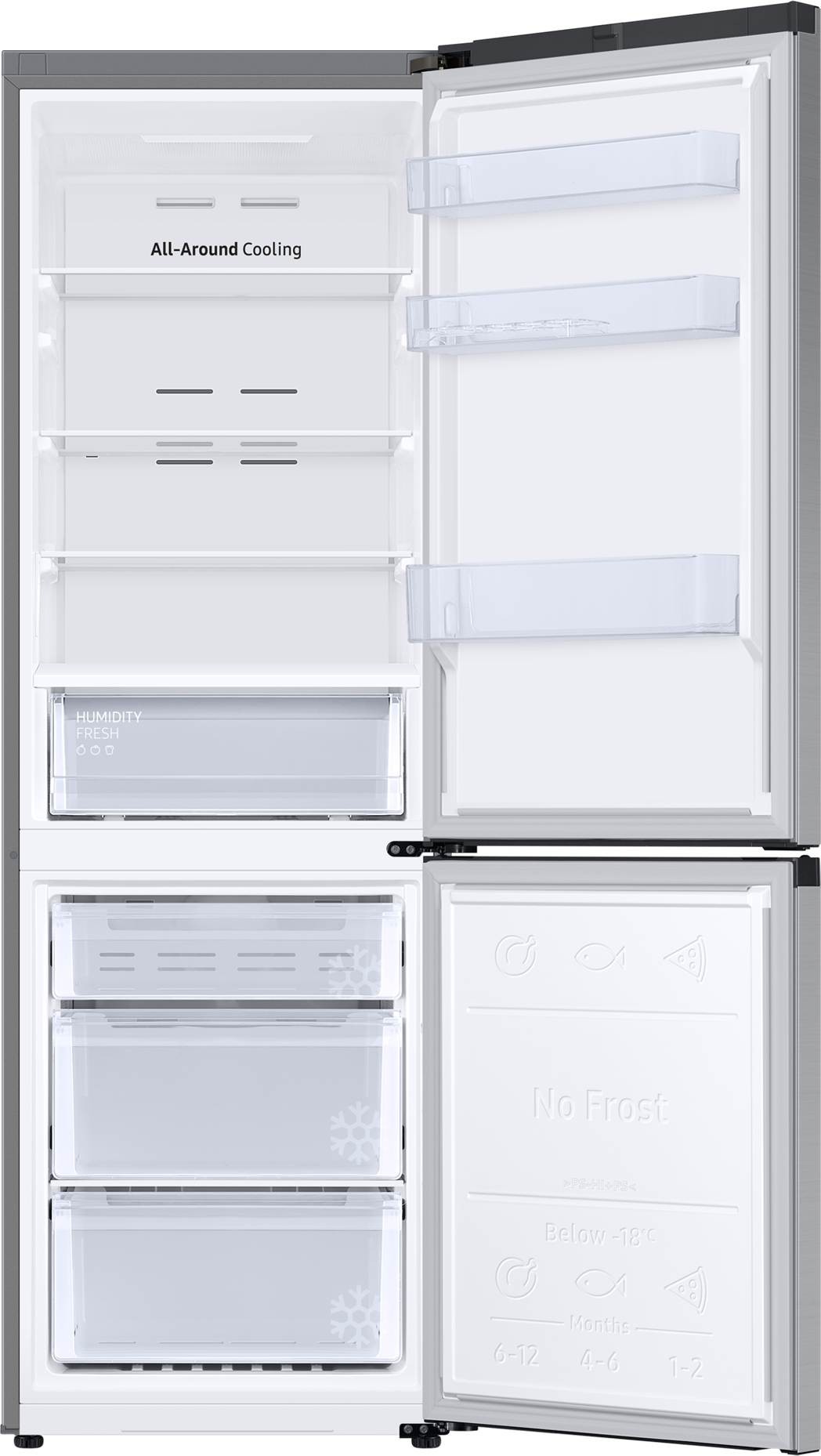 Réfrigérateur congélateur bas SAMSUNG 344L gris - RB34C600CSA Réfrigérateur congélateur bas SAMSUNG 344L gris - RB34C600CSA
