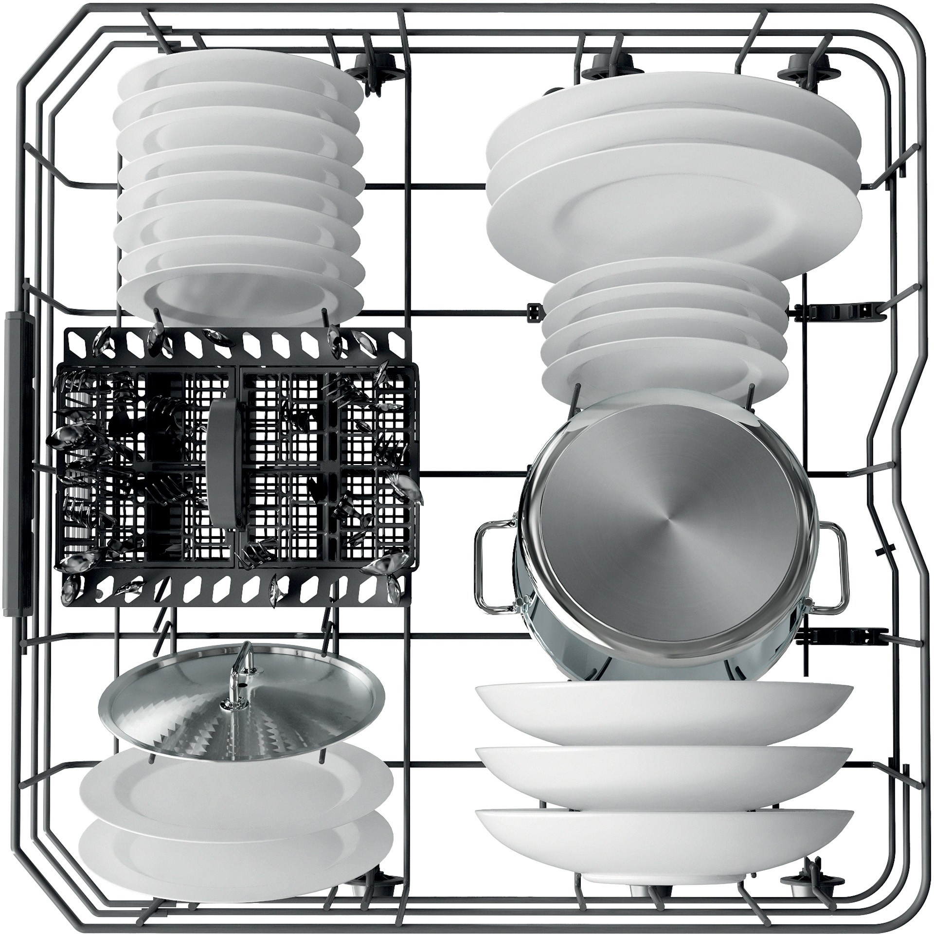Lave vaisselle integrable 60 cm WHIRLPOOL 8 programmes 14 couverts 46dB - WBC3C26B Lave vaisselle integrable 60 cm WHIRLPOOL 8 programmes 14 couverts 46dB - WBC3C26B