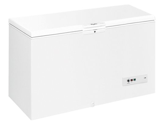 Congélateur coffre WHIRLPOOL Statique 390L Blanc Serrure - WHM39112