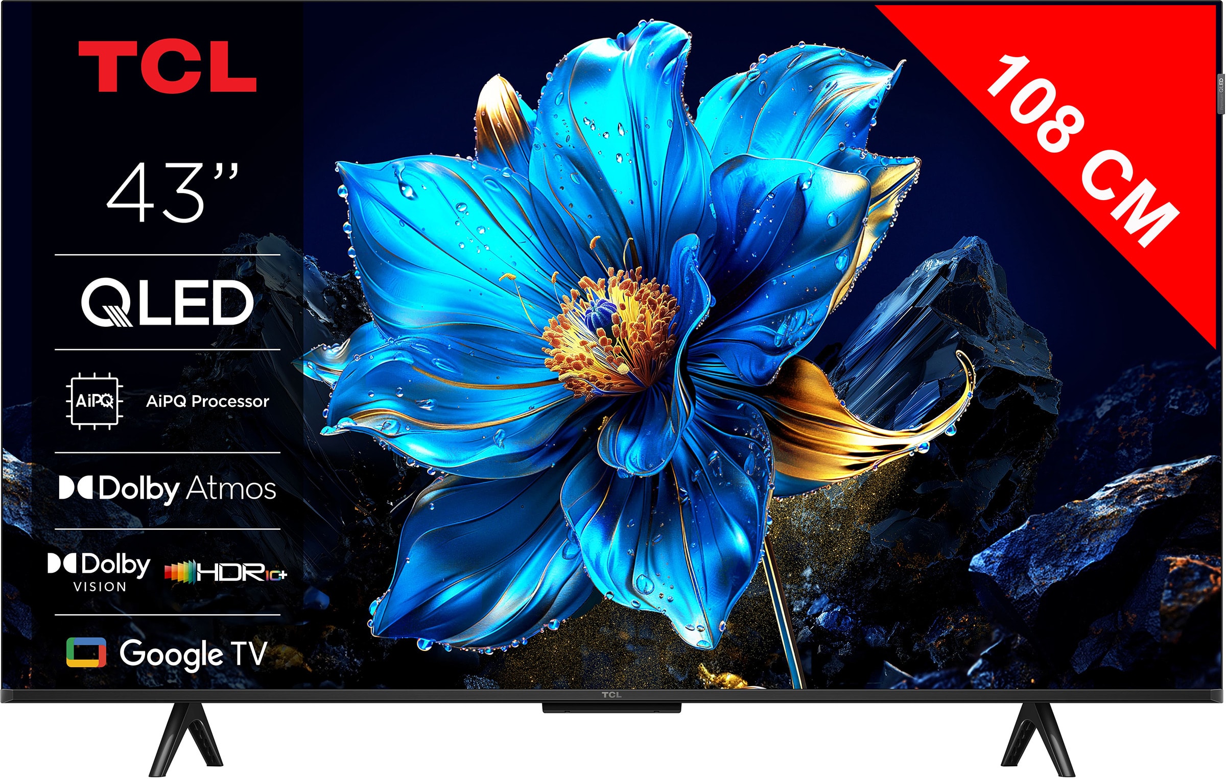 TV QLED 4K 108 cm TCL  43T69C