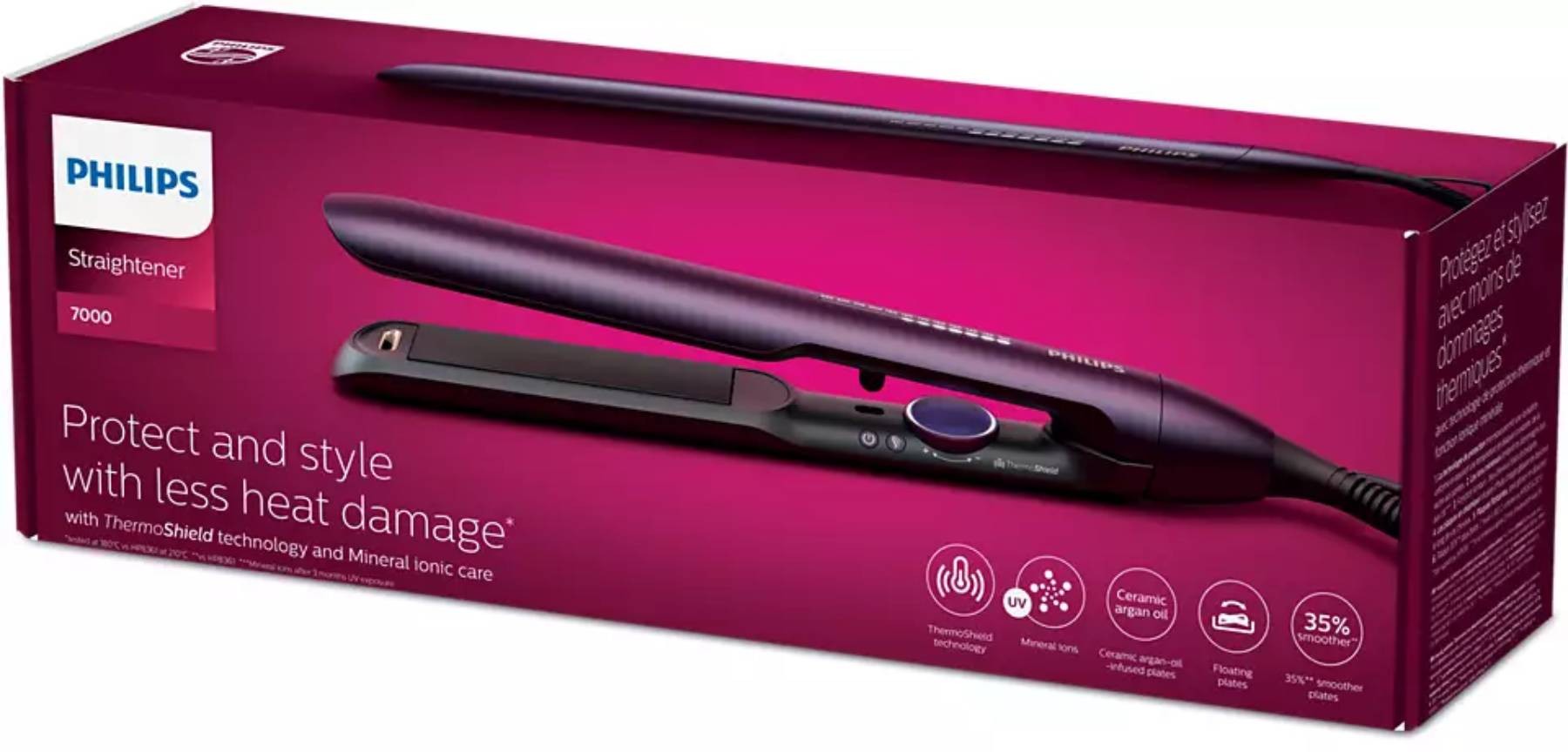 Lisseur PHILIPS 7000 Series Violet - BHS752/00