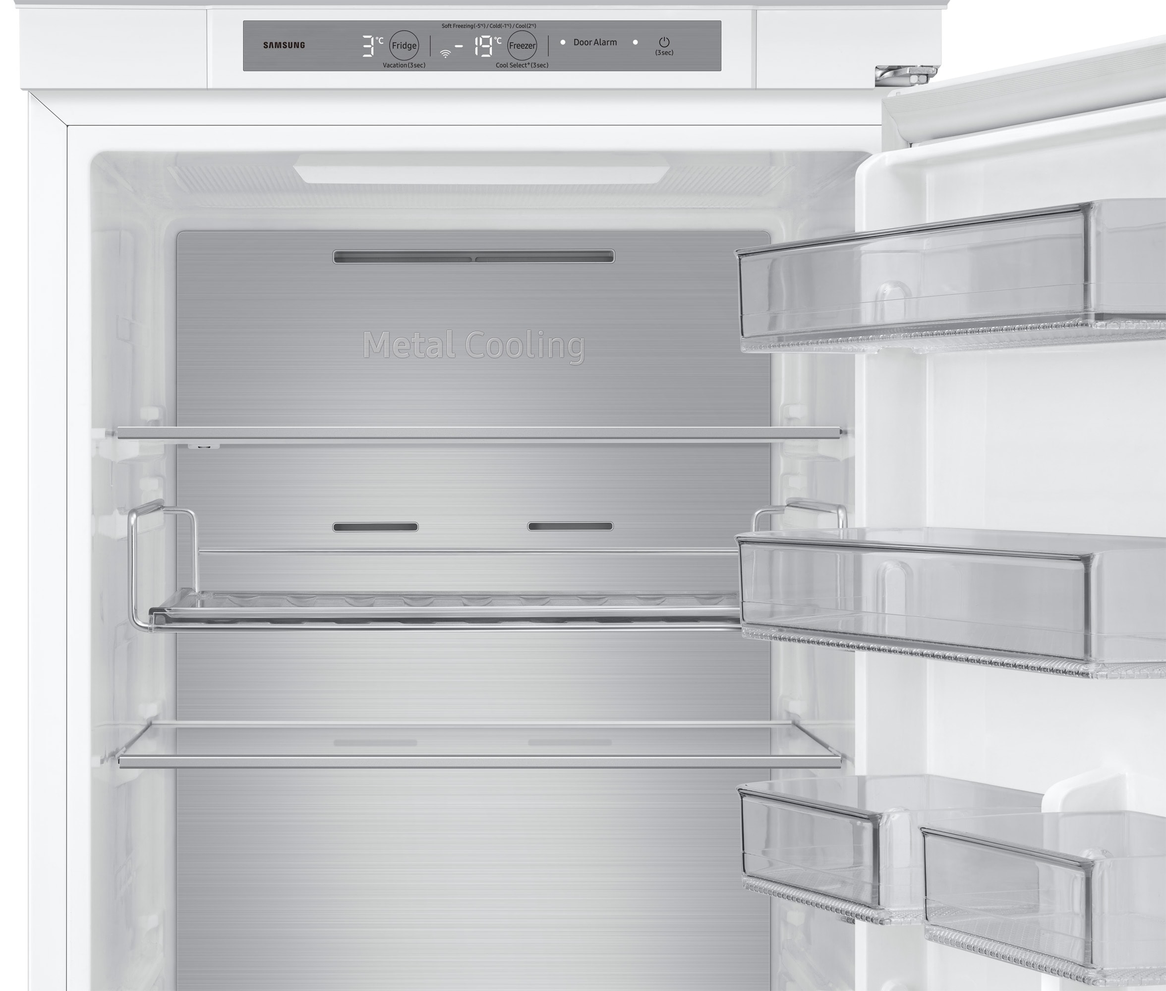 Réfrigérateur congélateur encastrable SAMSUNG Froid ventilé 298L Blanc - BRB80F30AES0