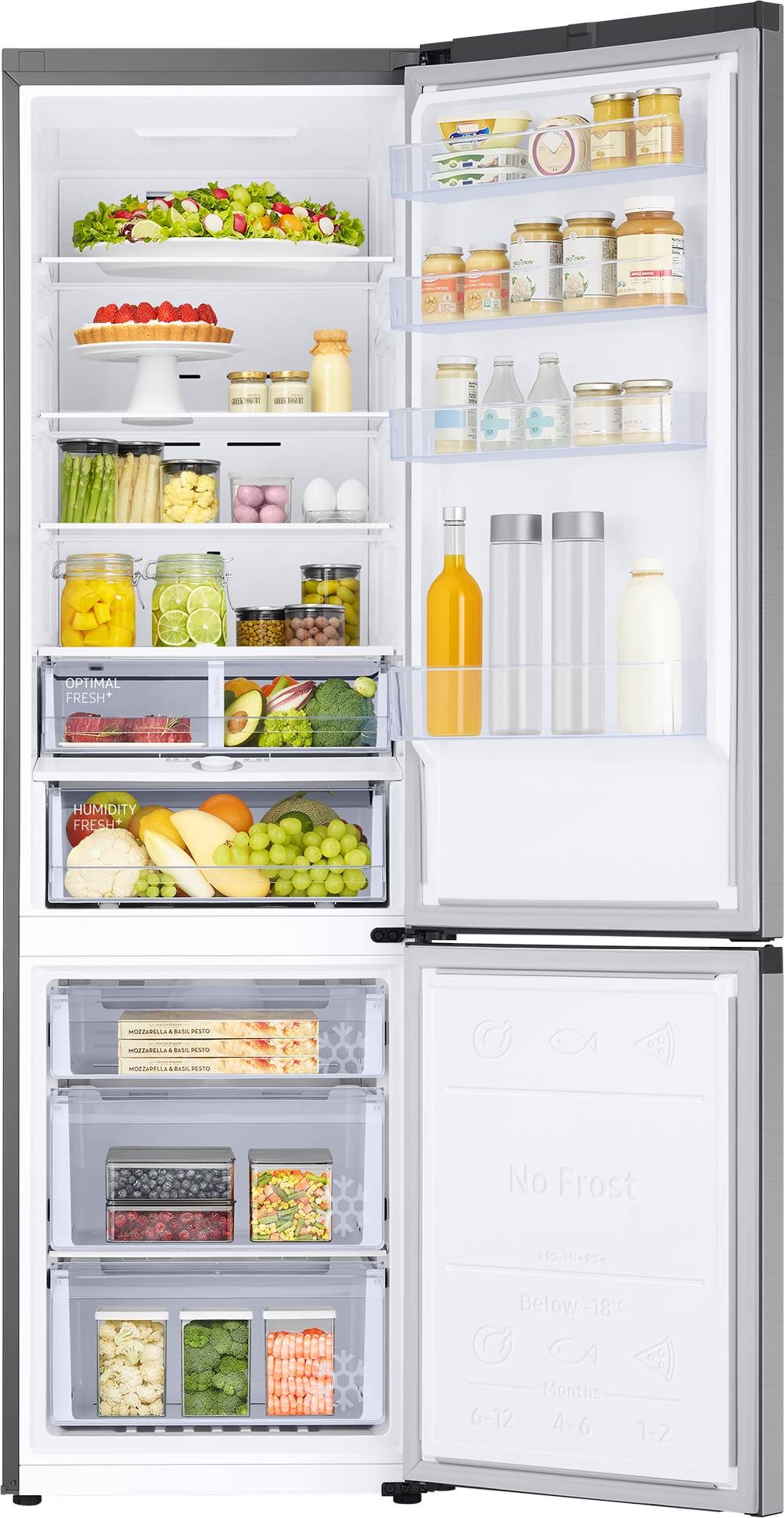 Réfrigérateur congélateur bas SAMSUNG Froid Ventilé intégrale No Frost 390L Gris - RB38C603DSA Réfrigérateur congélateur bas SAMSUNG Froid Ventilé intégrale No Frost 390L Gris - RB38C603DSA