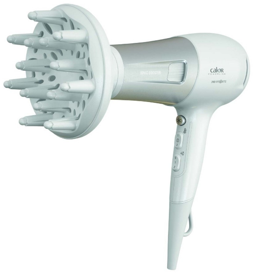 Sèche-cheveux CALOR Ionique 2100W Blanc - CV5930C0