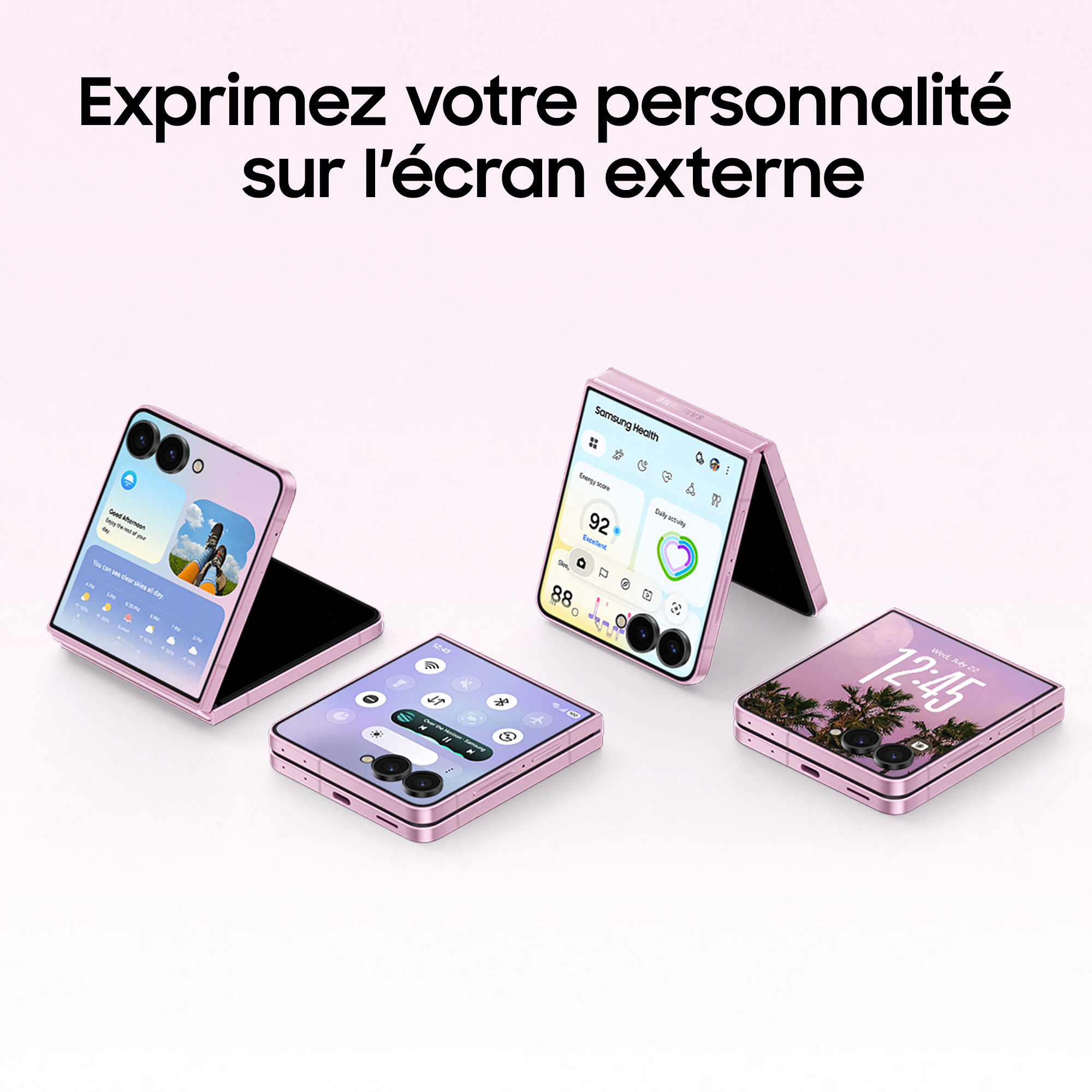 Galaxy Z Flip8 512Go Blanc SAMSUNG  - SM-F776BZWHEUB