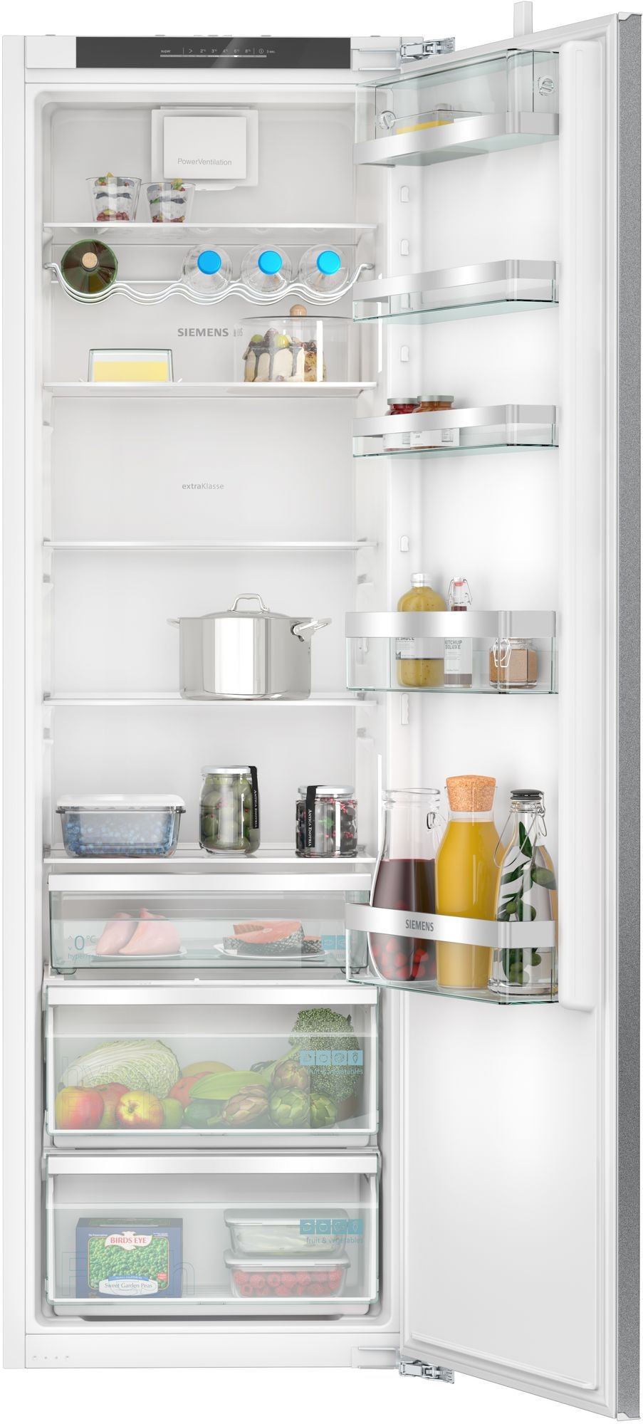 Réfrigérateur encastrable 1 porte SIEMENS 310L Froid brassé Gris KI81REDD0