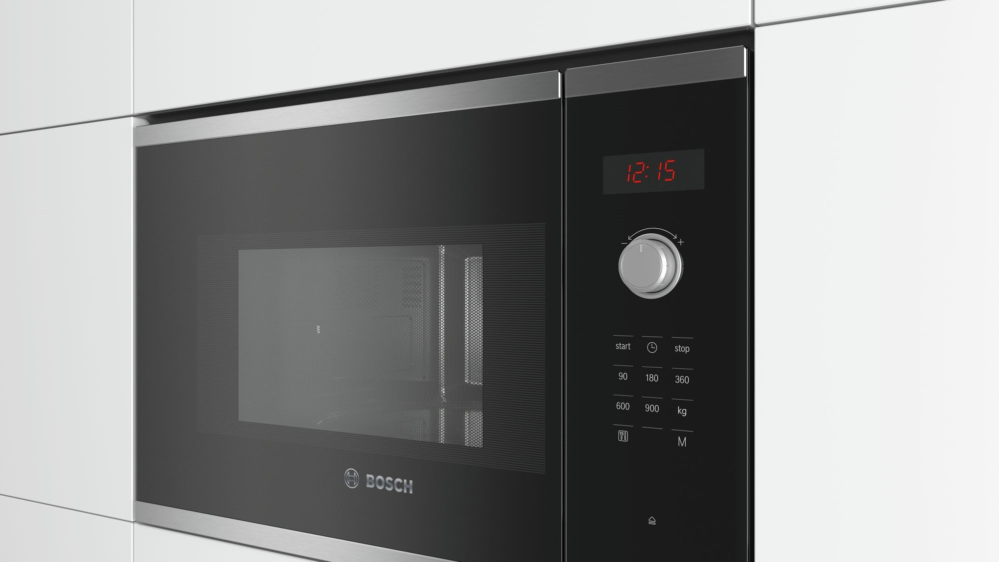 BOSCH Micro ondes Encastrable Série 4 AutoPilot 7 900W 25L Inox - BFL553MS0