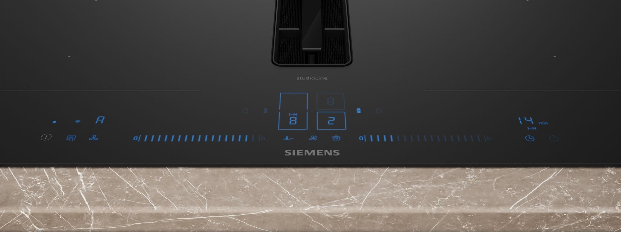 Plaque induction SIEMENS 4 foyers 81,2 cm Noir - EX87BNX68E