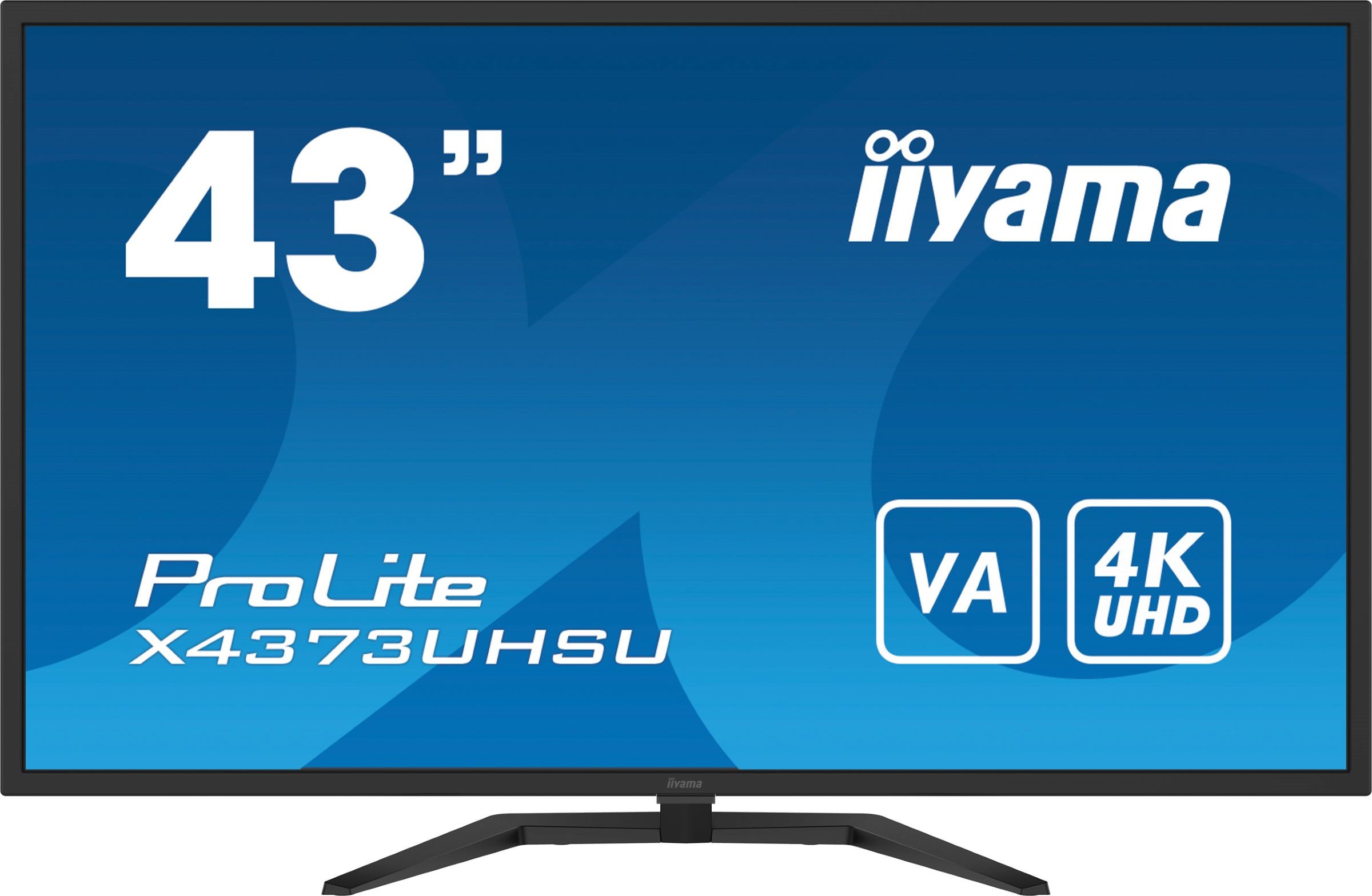 IIYAMA Ecran 43 pouces 4K ProLite  4K 3ms Noir - X4373UHSU-B1