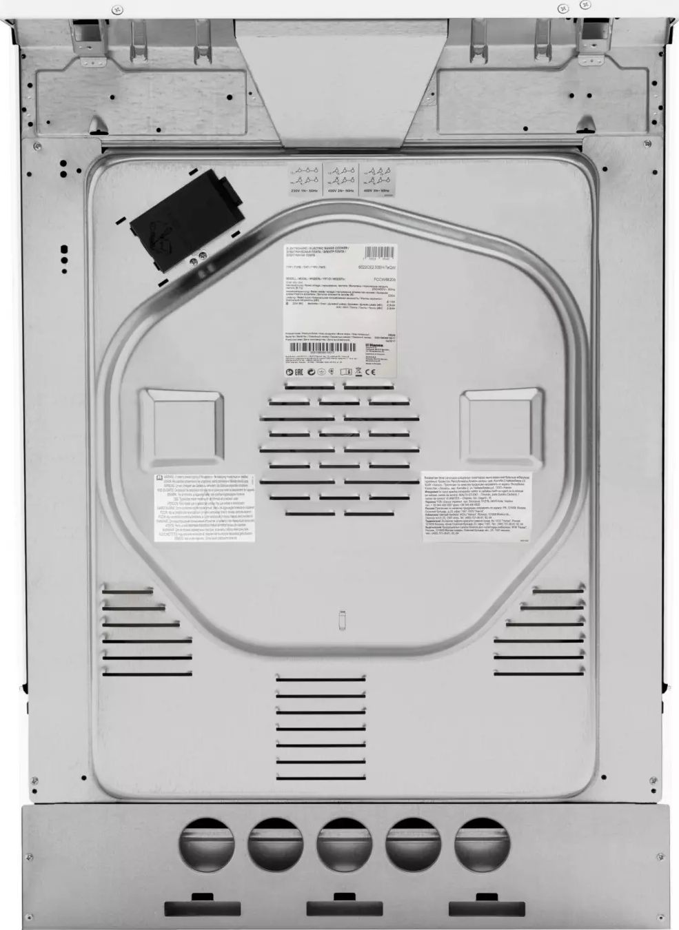 Cuisiniere mixte FAGOR 4 Foyers 60 cm Blanc - FACM1003B