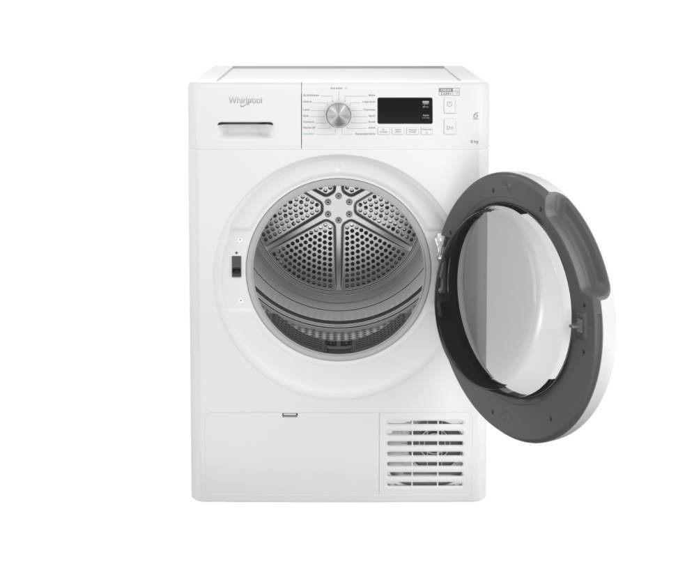 WHIRLPOOL Sèche linge Condensation 6ème sens FreshCare+ 8kg Blanc - FFTCM118XBFR