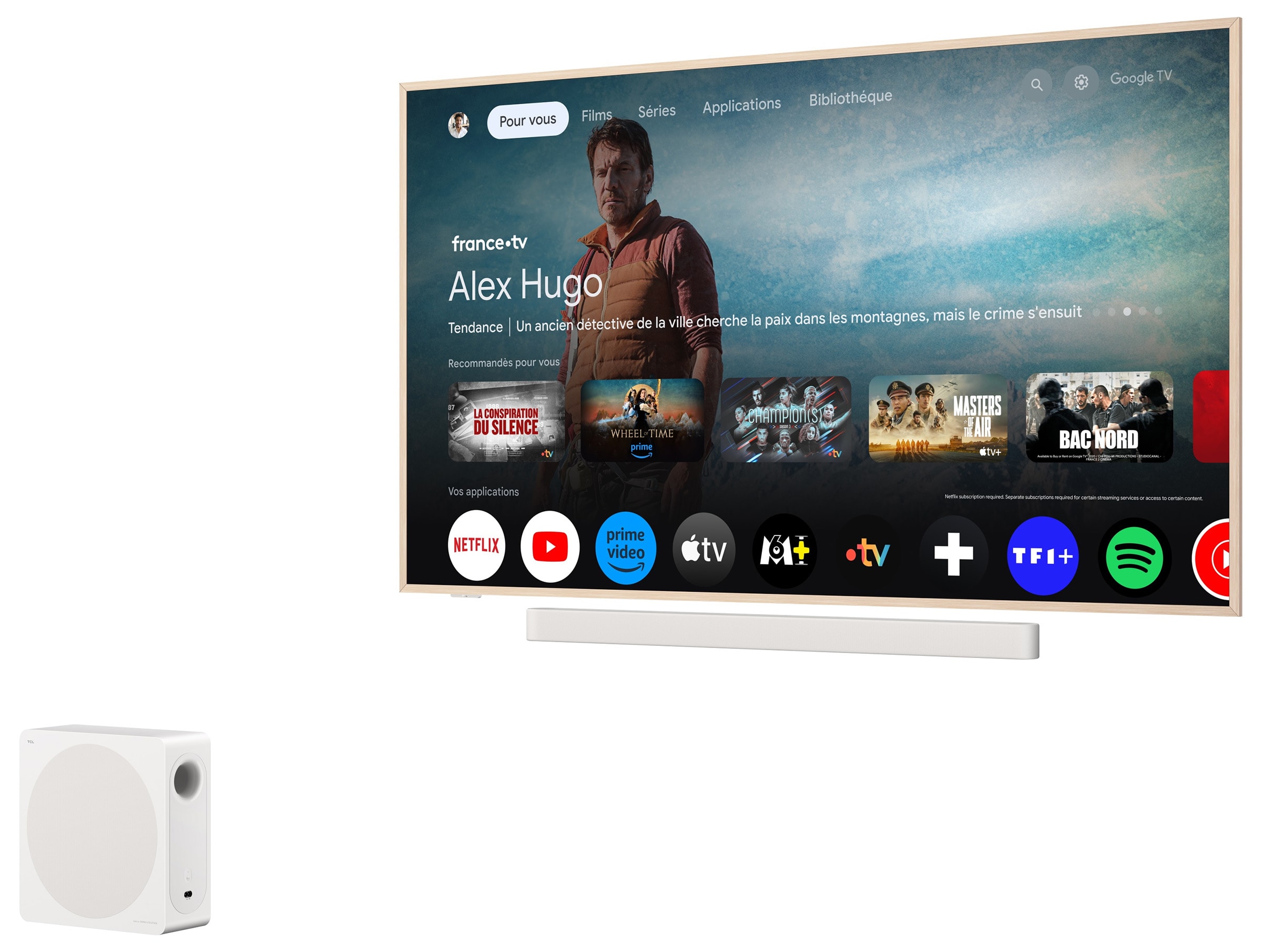 TV QLED 4K 189 cm TCL Pro 75" 144Hz Beige - 75A300PRO