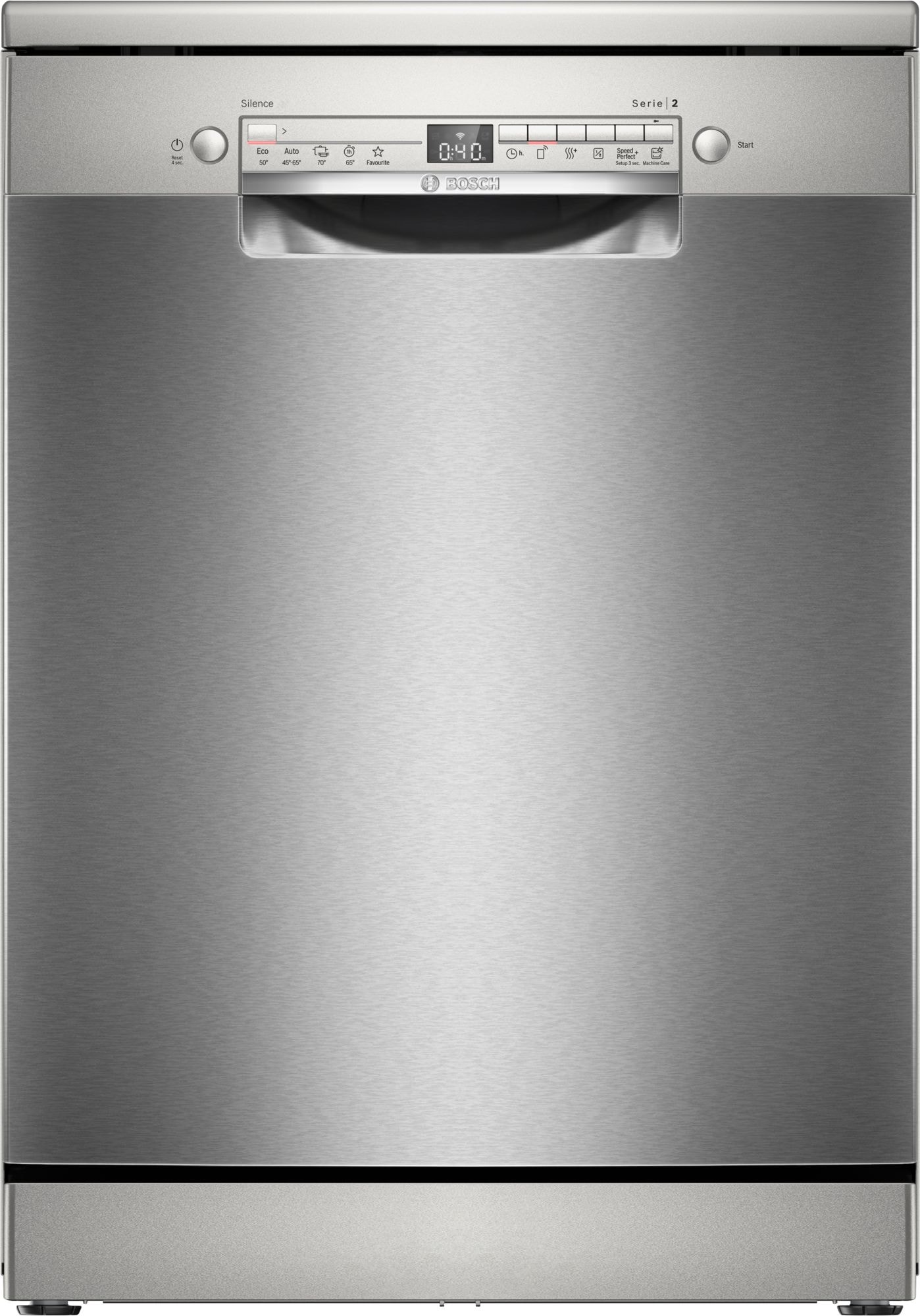Lave vaisselle 60 cm BOSCH Connecté 14 couverts 46dB Gris SMS2HVI02E