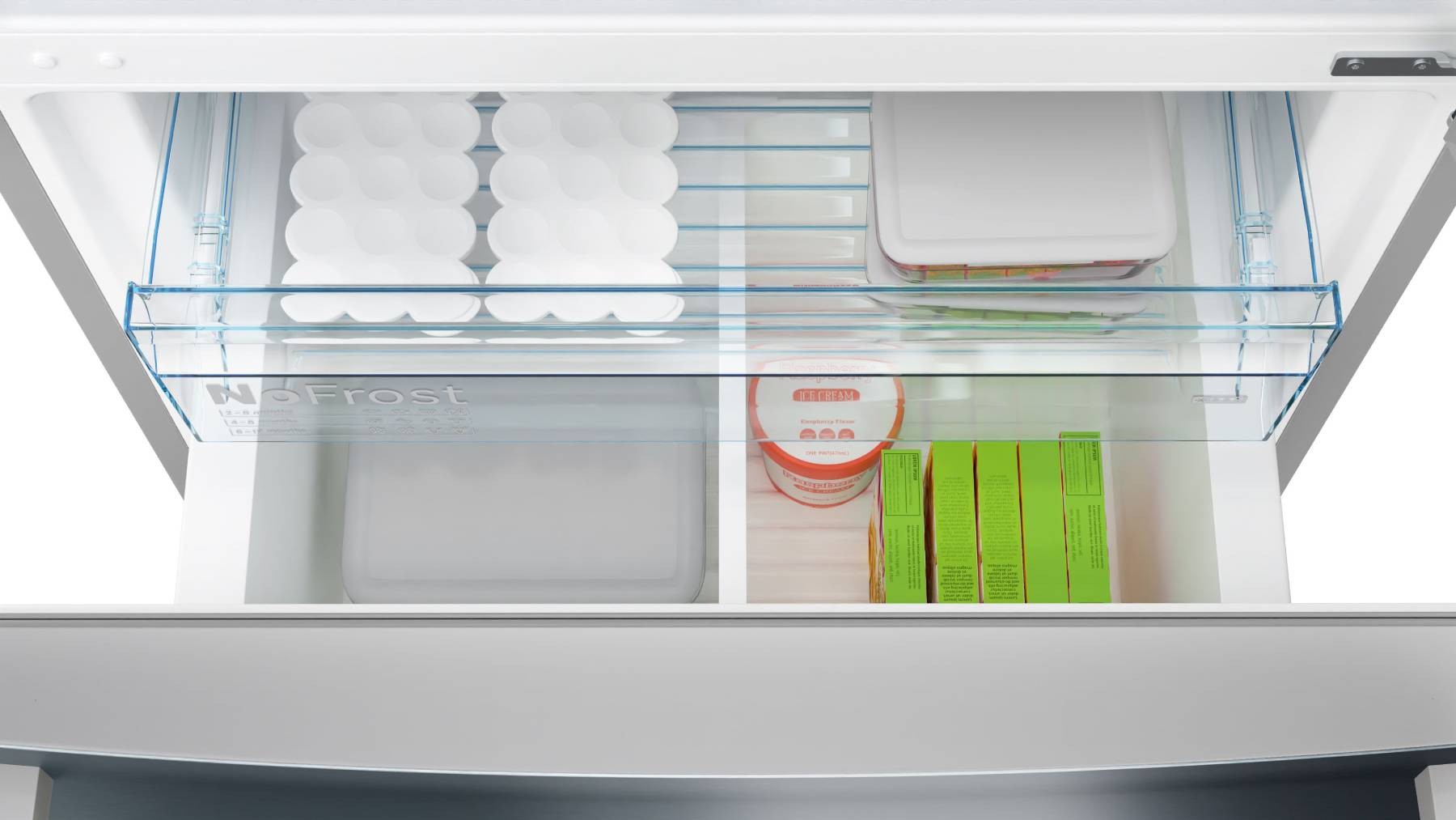 BOSCH Réfrigérateur congélateur bas Série 4 No Frost 479L Inox - KGB86XIEP