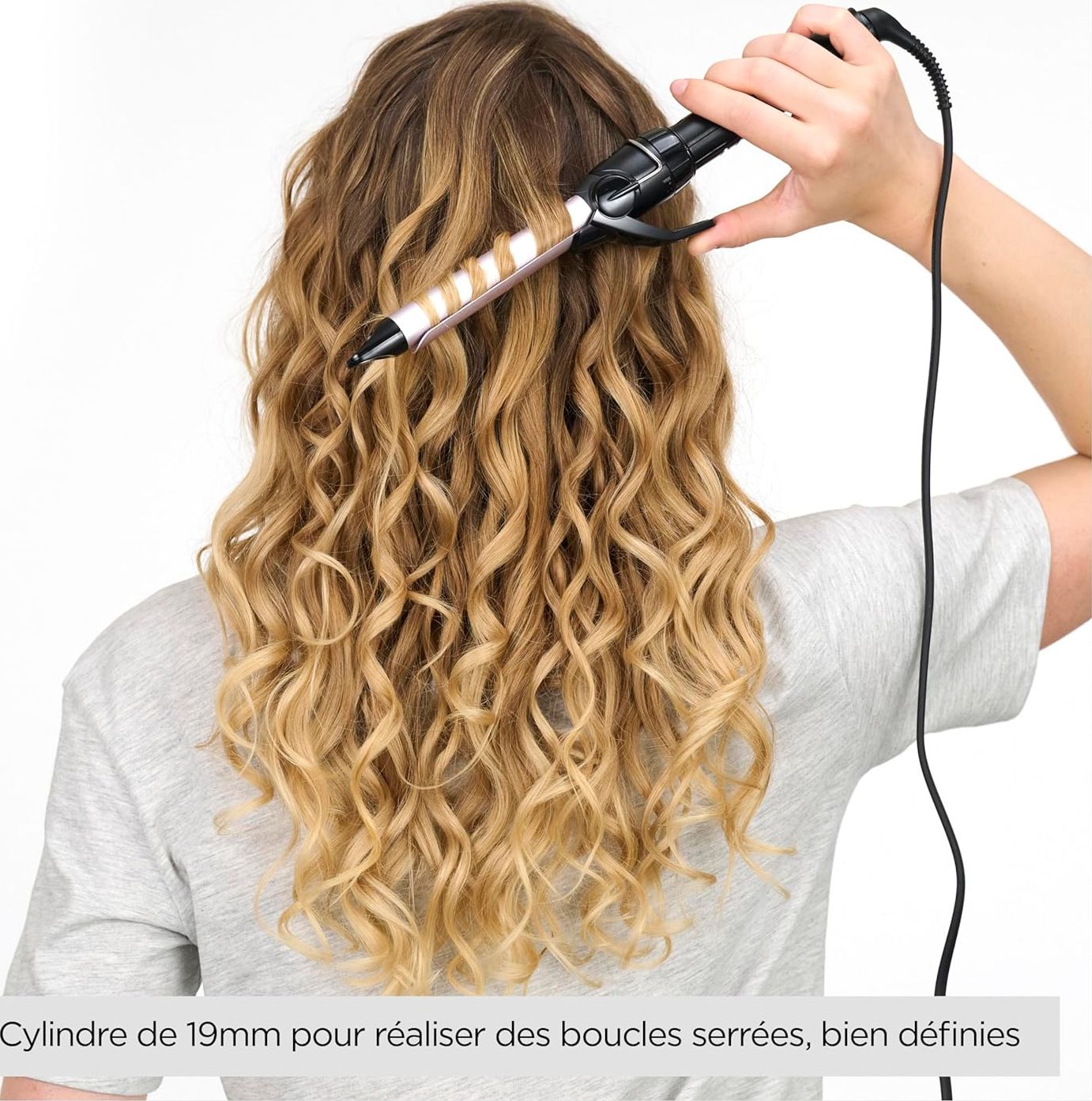 Boucleur BABYLISS 19mm Noir - C319E