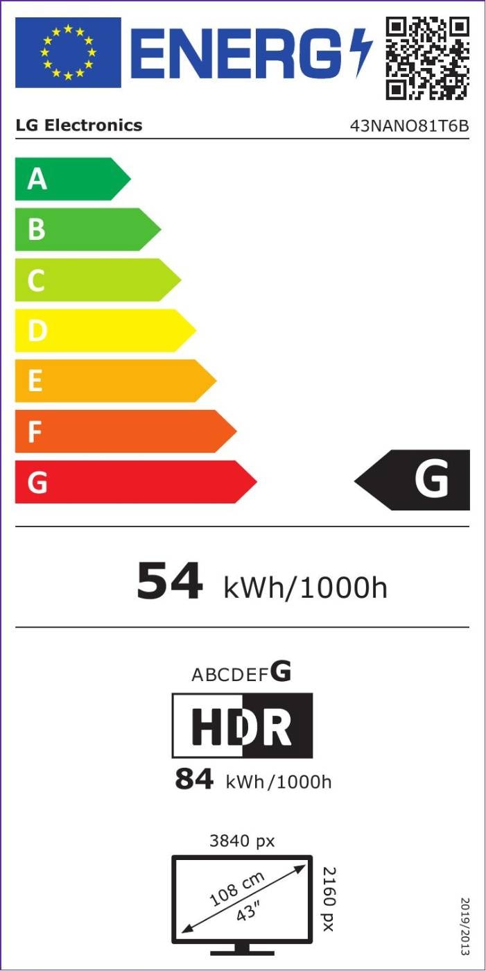 TV LED 4K 108 cm LG - 43NANO81 TV LED 4K 108 cm LG - 43NANO81