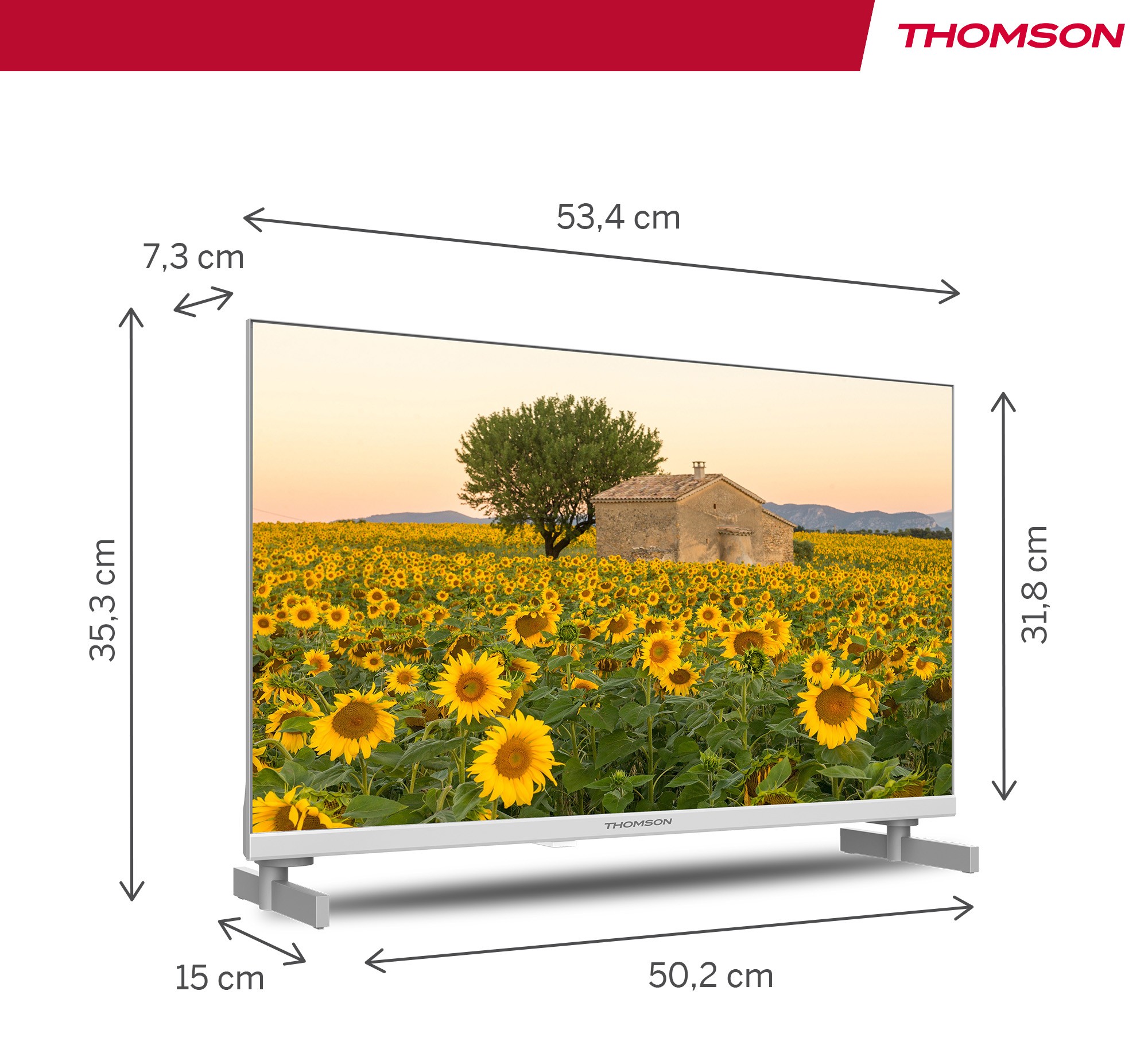 TV LCD 60 cm THOMSON 60 Hz Android TV 24" - 24HA2S13CW TV LCD 60 cm THOMSON 60 Hz Android TV 24" - 24HA2S13CW