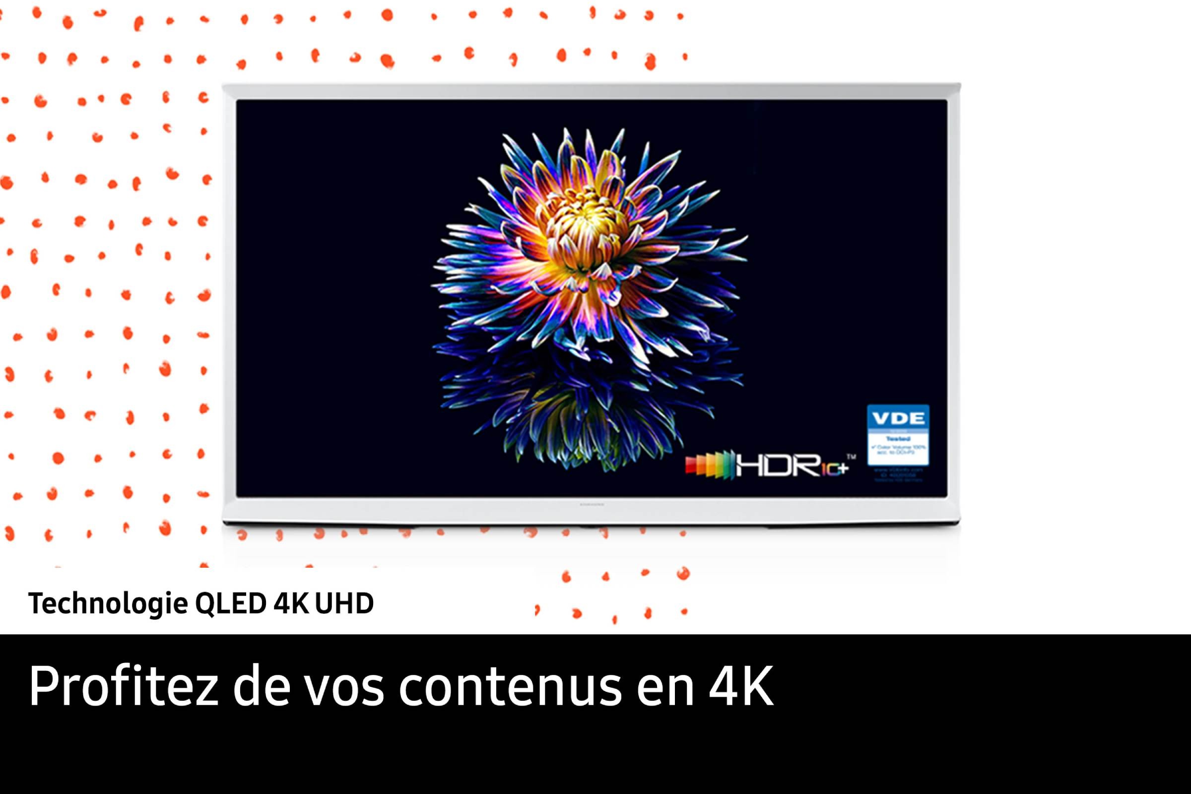 SAMSUNG TV QLED 4K 125 cm 50Hz HDR10+ Dolby Atmos 50" - TQ50LS01BHU