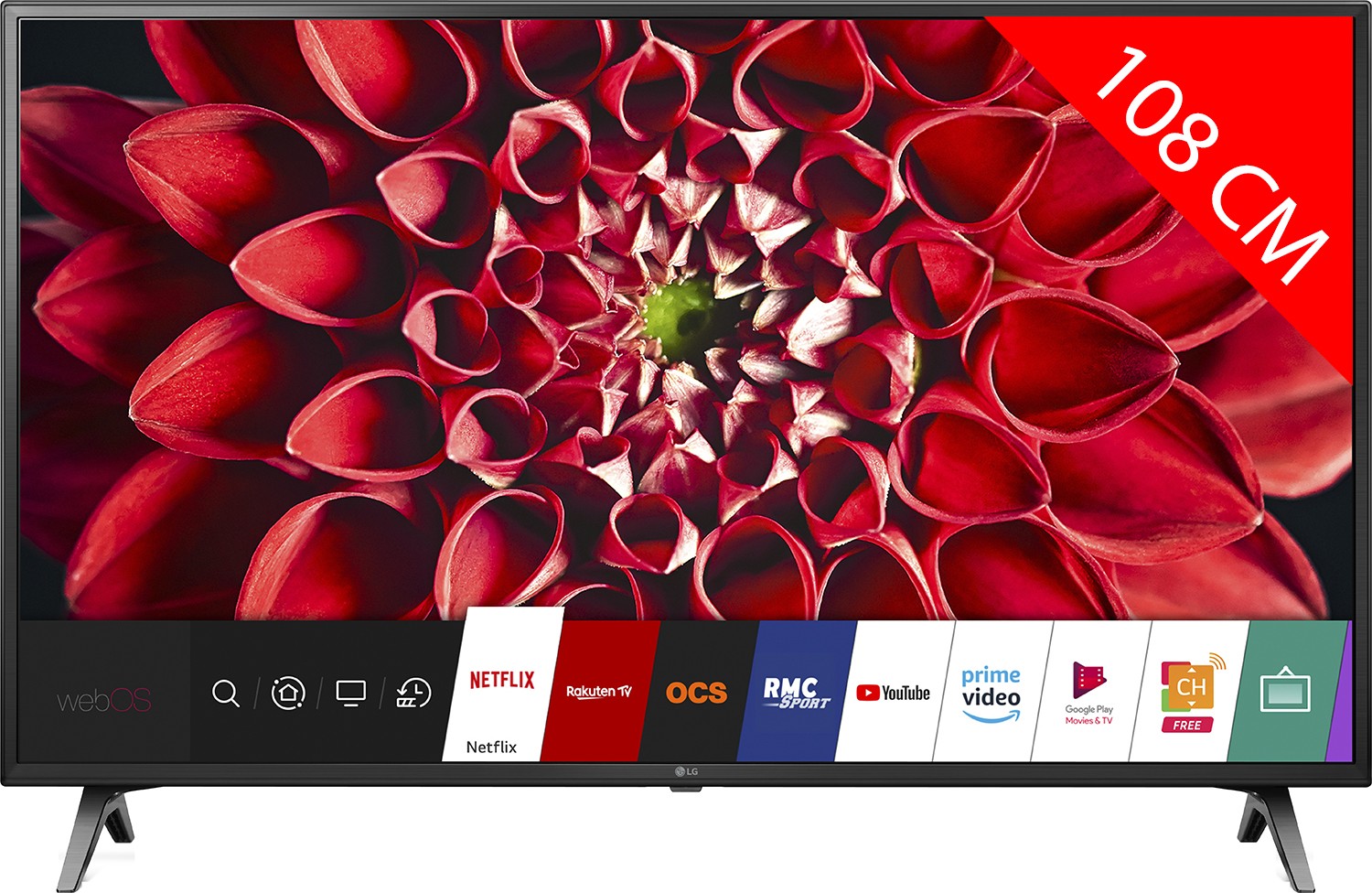 TV LED 4K 108 cm LG  - 43UM7100