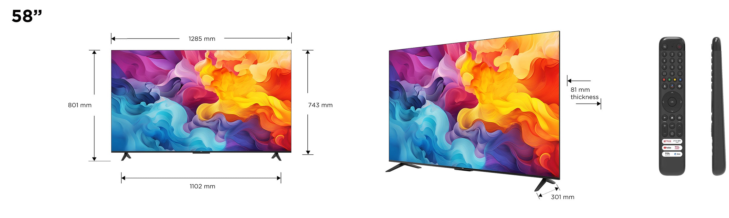 TV LED 4K 146 cm TCL - 58V6B TV LED 4K 146 cm TCL - 58V6B