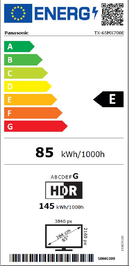 TV LED 4K 164 cm PANASONIC - TX-65MX700E TV LED 4K 164 cm PANASONIC - TX-65MX700E