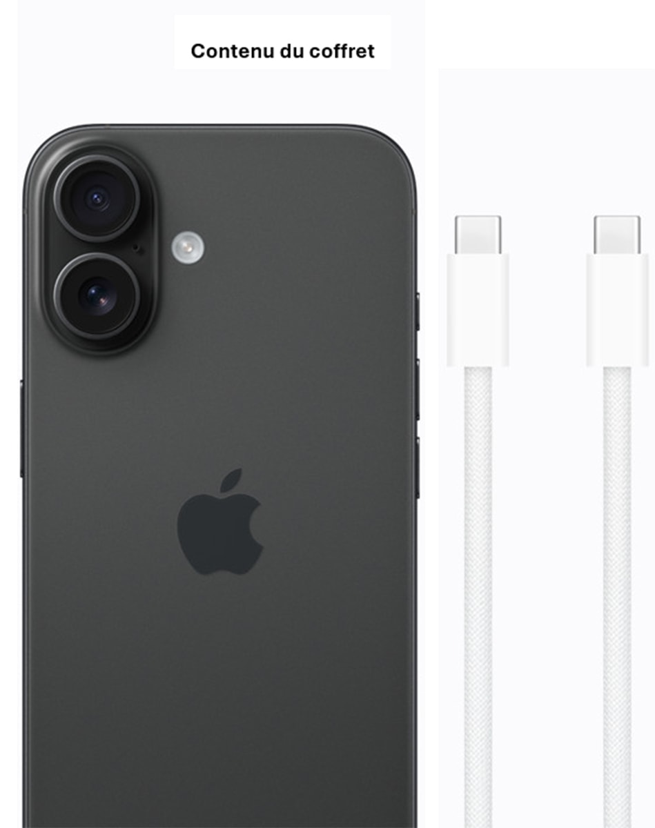 iPhone APPLE iPhone 16, 256Go, Noir - IPHONE16-256-BLACK iPhone APPLE iPhone 16, 256Go, Noir - IPHONE16-256-BLACK
