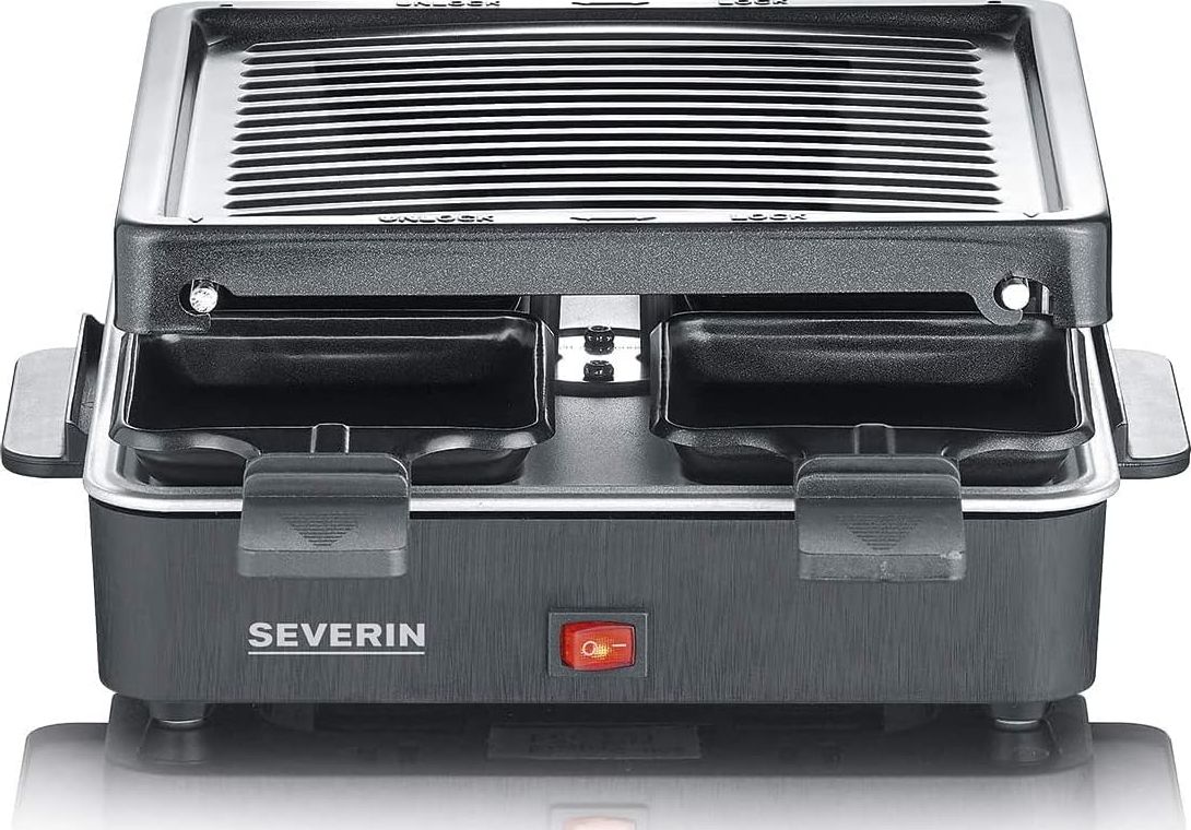 Raclette Multifonction SEVERIN 4 personnes 600W Noir - RG2370