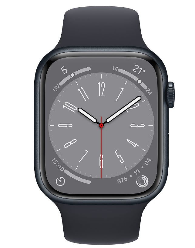 APPLE Montre connectée Watch 8 GPS 45mm Midnight  WATCH8-MNP13NF