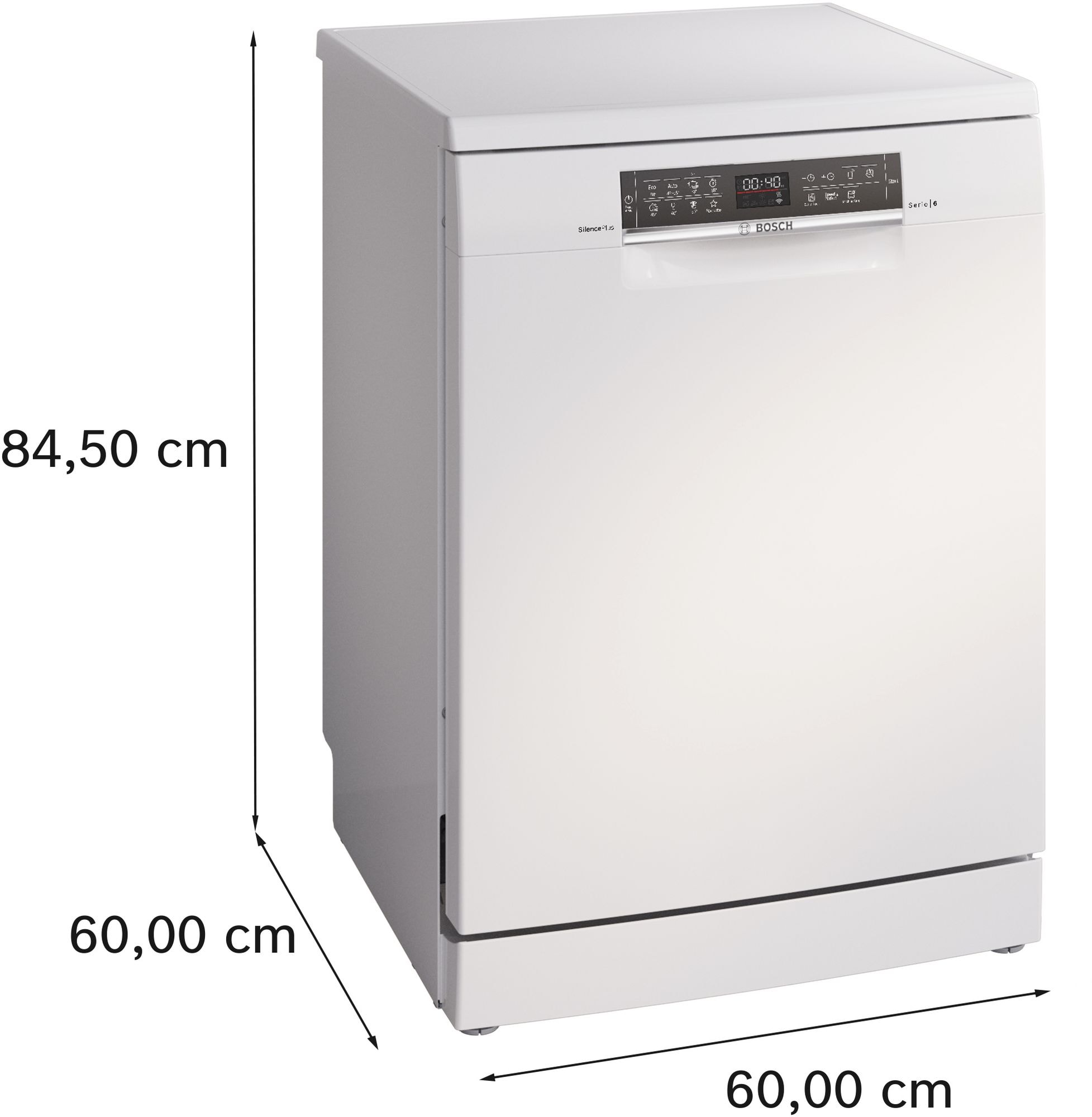 Lave vaisselle 60 cm BOSCH 14 couverts, Blanc - SMS6ECW04E Lave vaisselle 60 cm BOSCH 14 couverts, Blanc - SMS6ECW04E