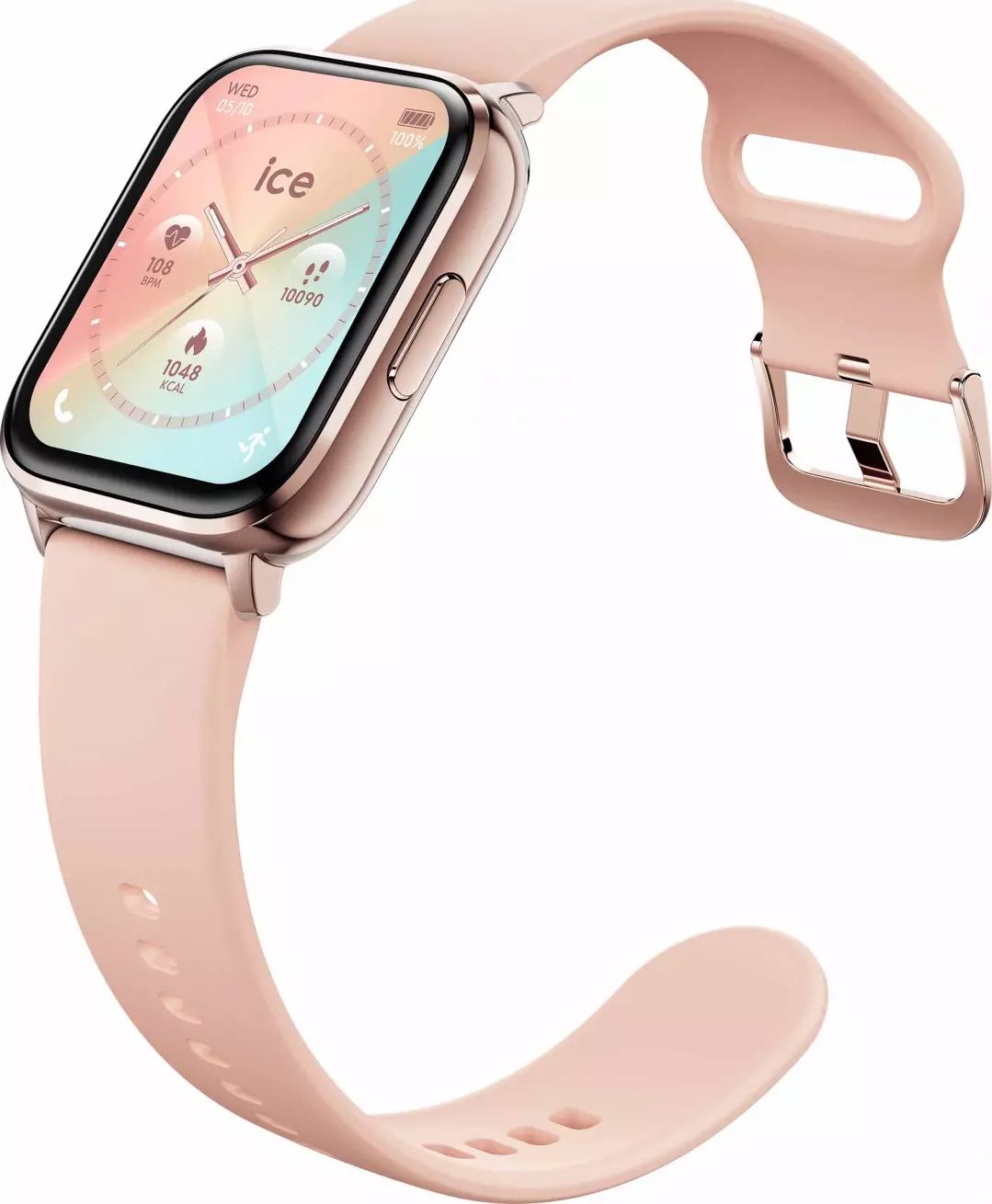Montre connectée GPS ICE WATCH Ice Fit 38mm Bluetooth Rose - ICEFITPINK