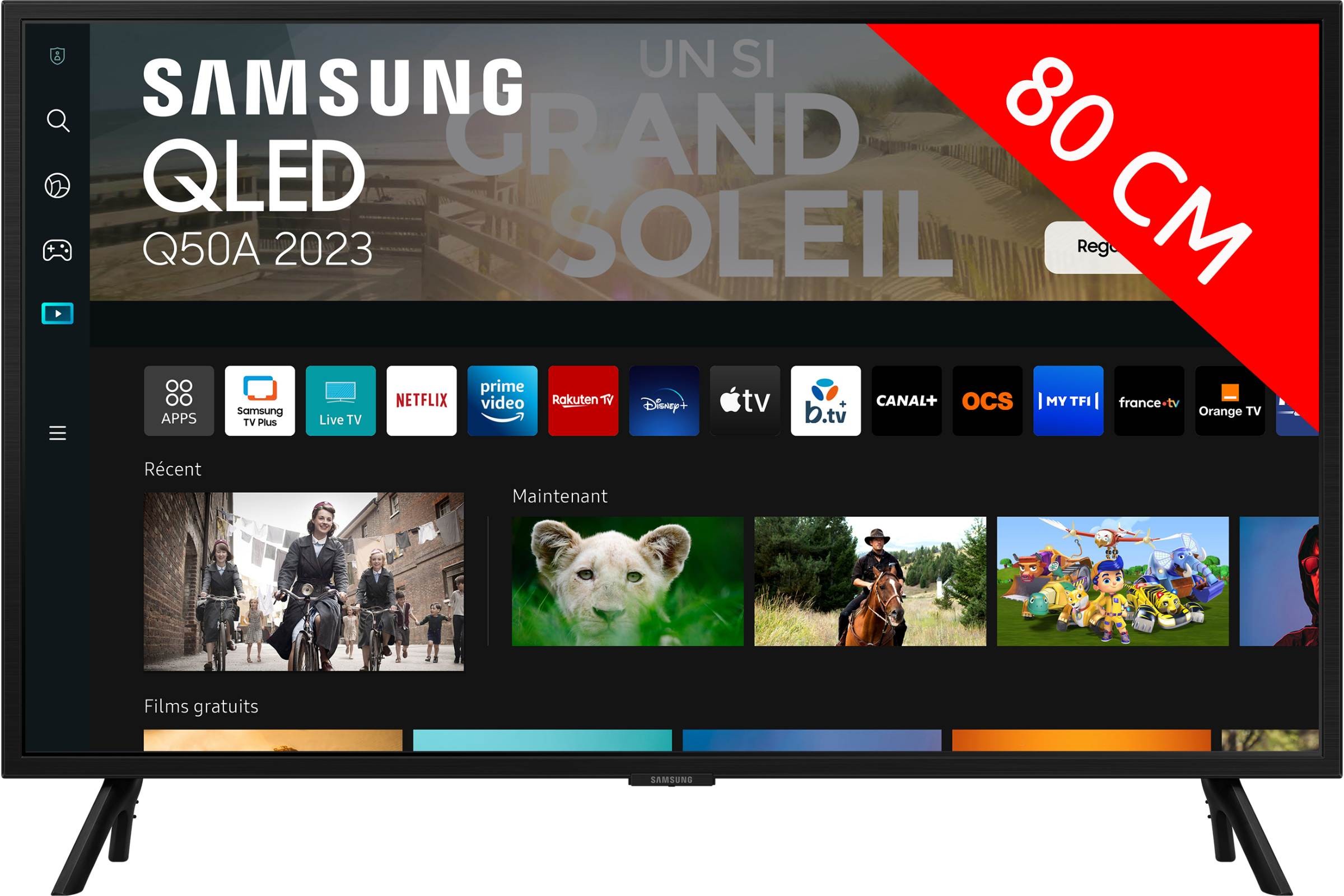 SAMSUNG TV QLED Full HD 80 cm 50 Hz 32"  TQ32Q50A