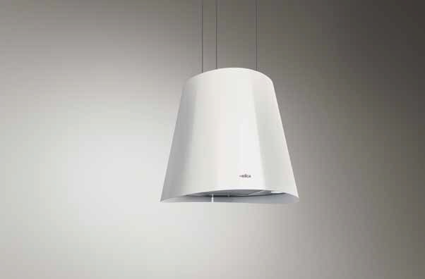 Hotte decorative ilot ELICA 50cm 67dB Blanc PRF0071972