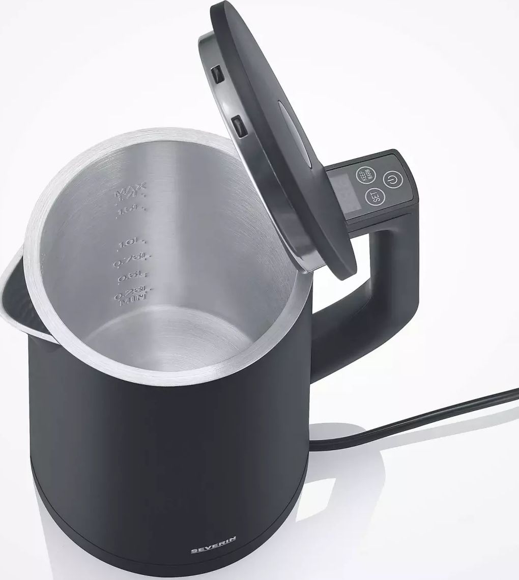 Bouilloire SEVERIN Température réglable 1,7L 2200W Inox - WK3483