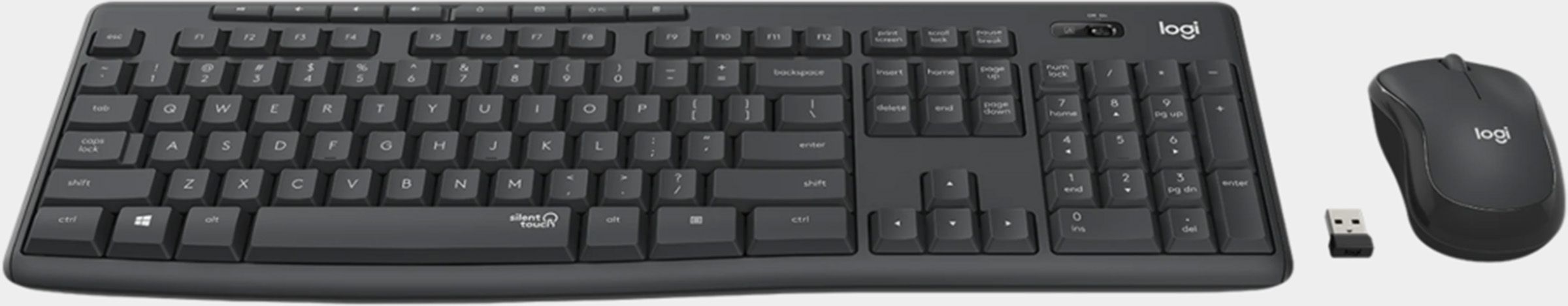 Clavier souris sans fil LOGITECH SilentTouch 920-009795