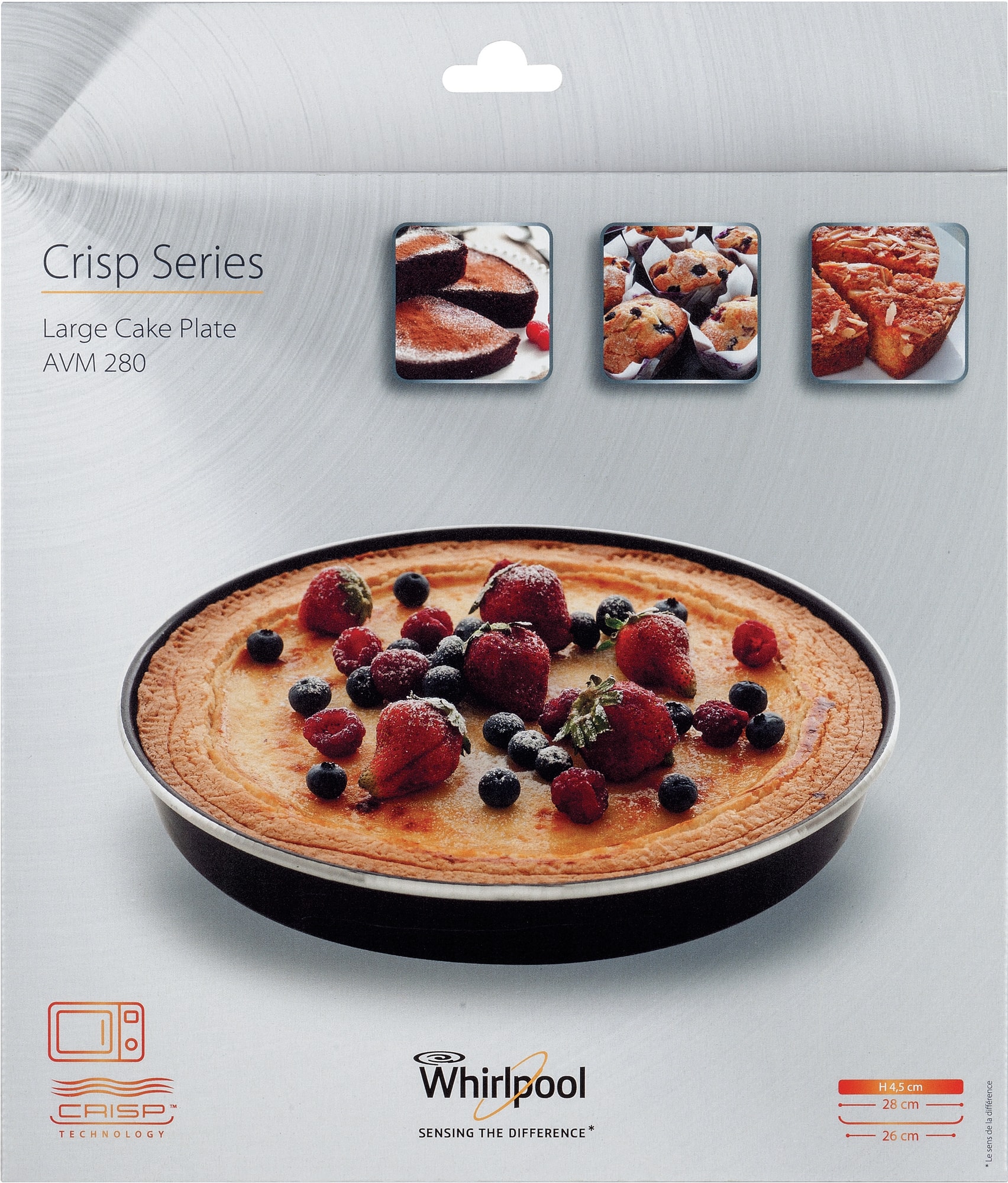 Plat micro-ondes WPRO Crisp 26cm AVM280/1