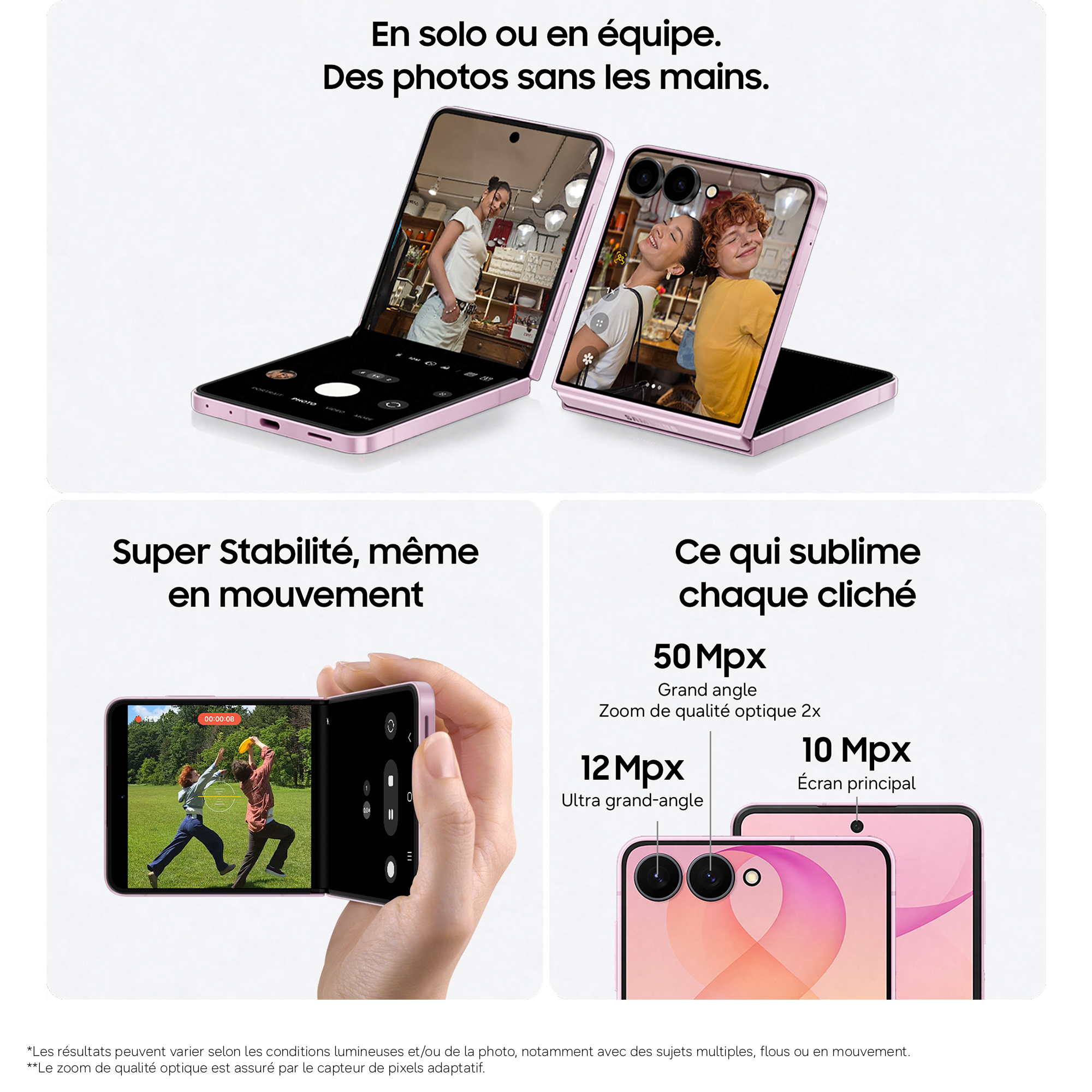 Galaxy Z Flip8 512Go Blanc SAMSUNG  - SM-F776BZWHEUB