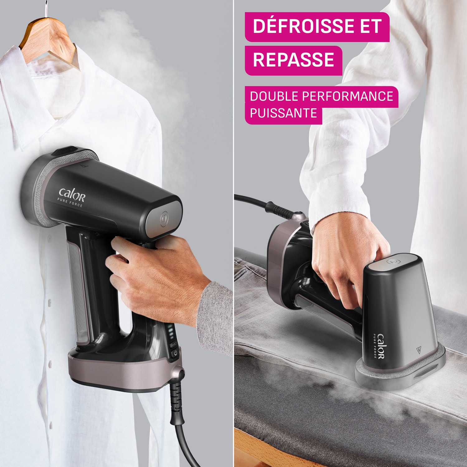 Défroisseur vapeur CALOR 1800W 35g/min - DT8765C0