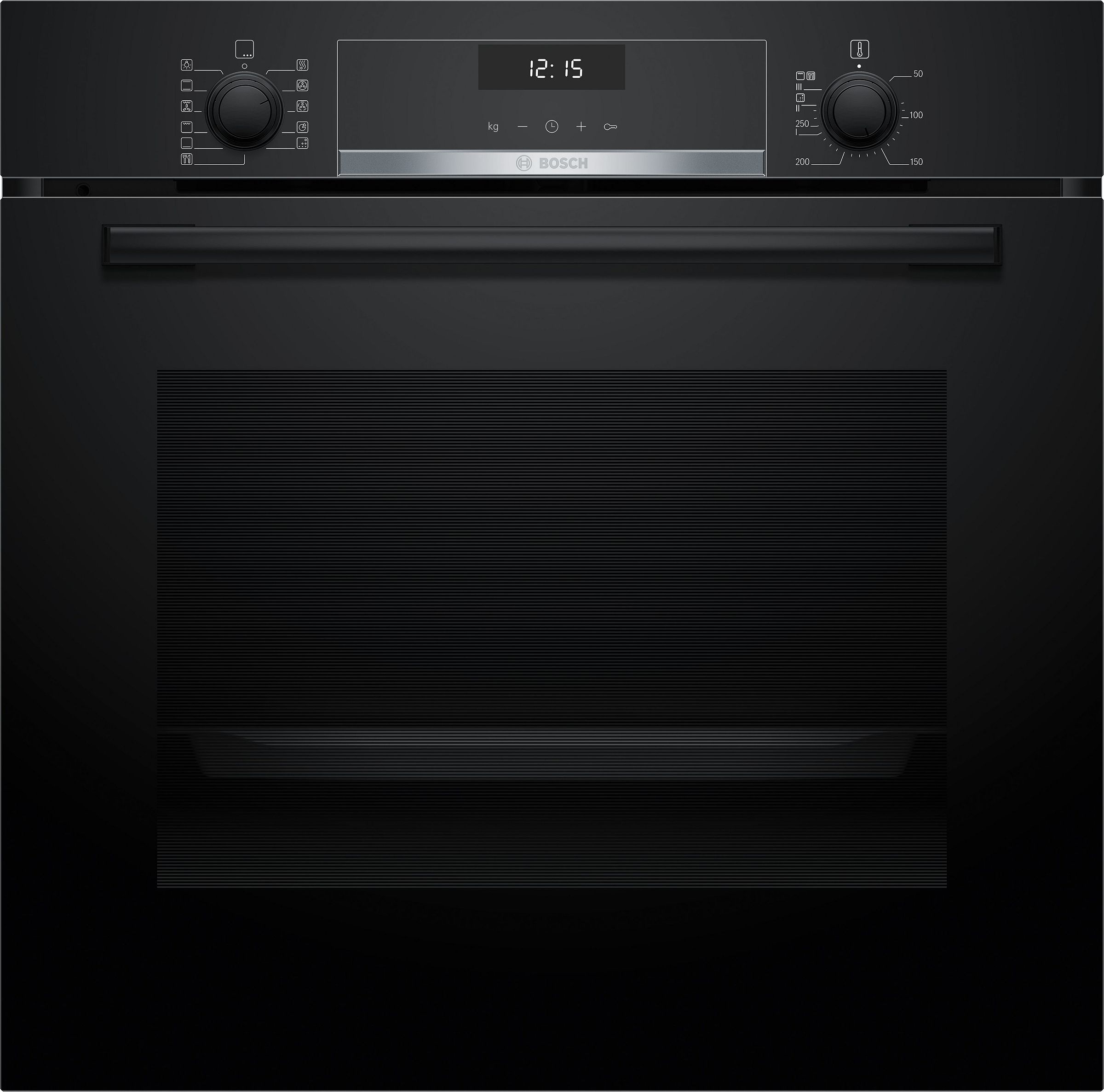 Four encastrable EcoClean BOSCH Chaleur tournante 71L Noir HBG557EB3