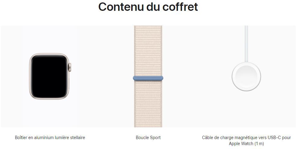 Montre connectée APPLE Watch SE GPS + Cellular 44mm Aluminium Lumière stellaire - WATCHSE-MRH23QF-2023 Montre connectée APPLE Watch SE GPS + Cellular 44mm Aluminium Lumière stellaire - WATCHSE-MRH23QF-2023