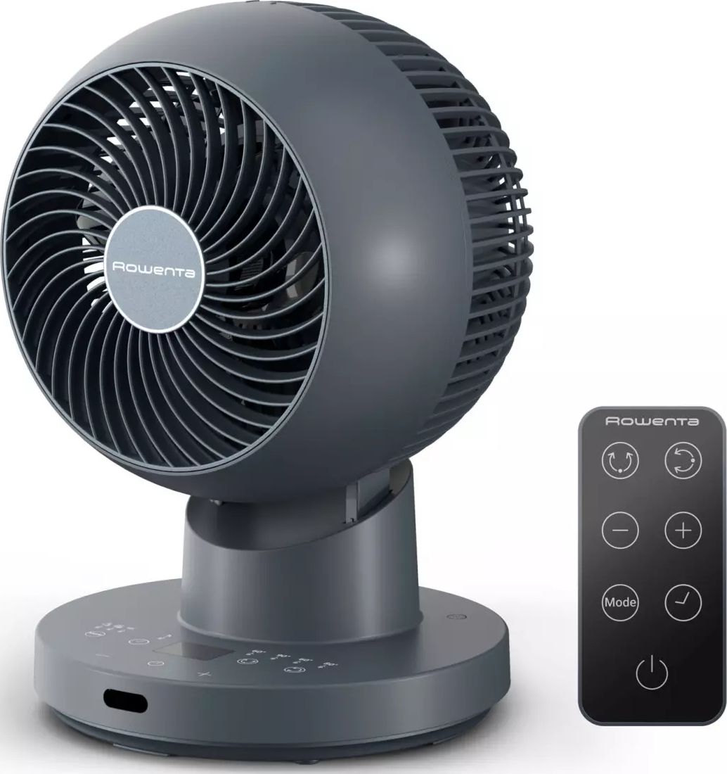Ventilateur de table ROWENTA Silencieux Télécommande Noir QV2540F1