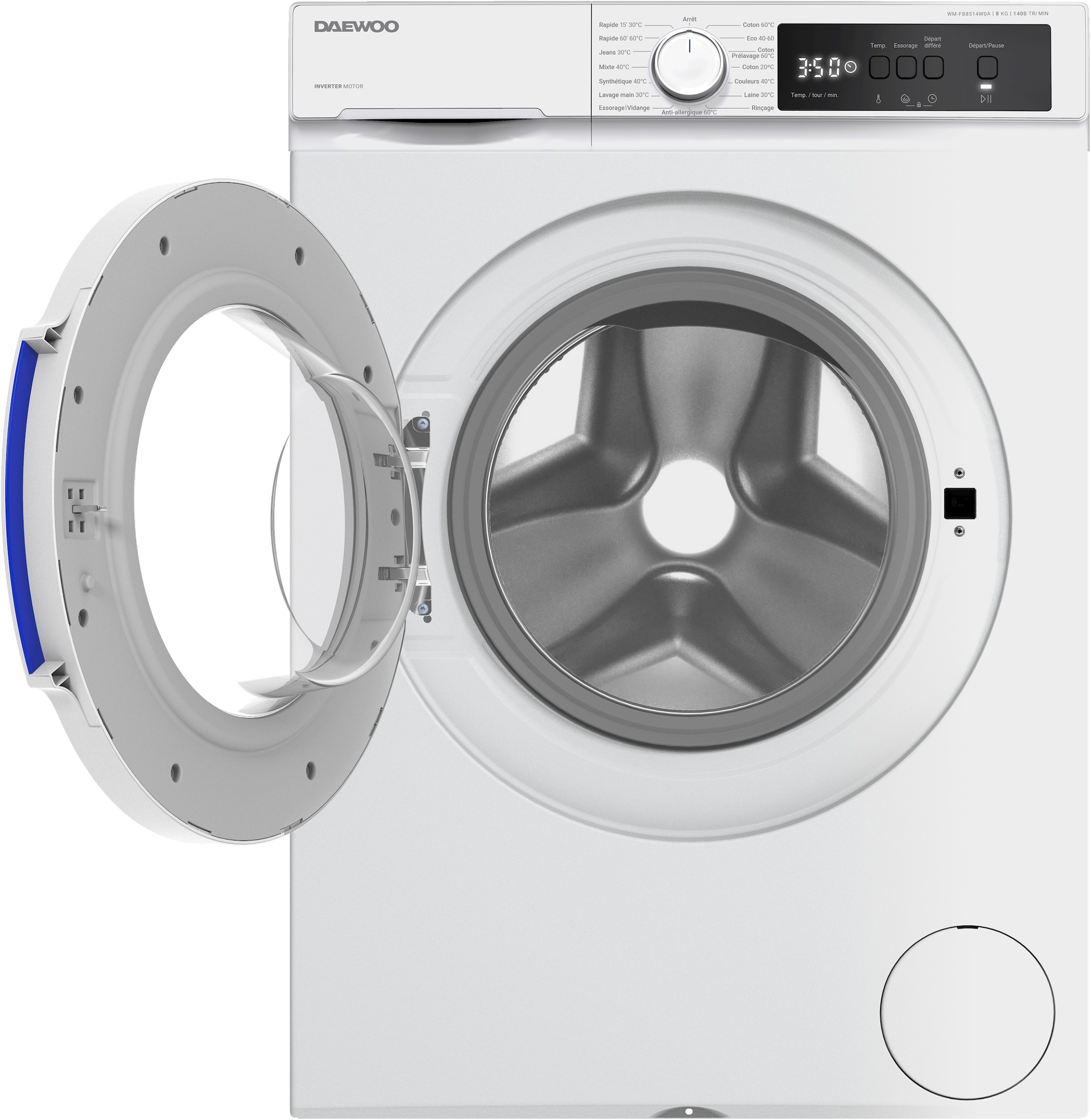 Lave linge Frontal DAEWOO  - WMFB8514W0A